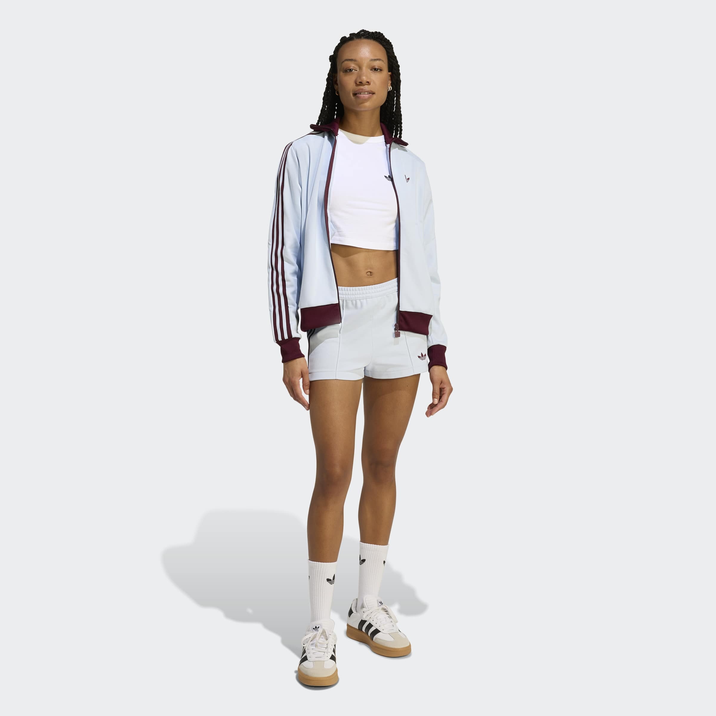 adidas Originals Veste d'entraînement »CLASSIC TT« pour adultes, avec fermeture éclair, en coton, coupe régulière