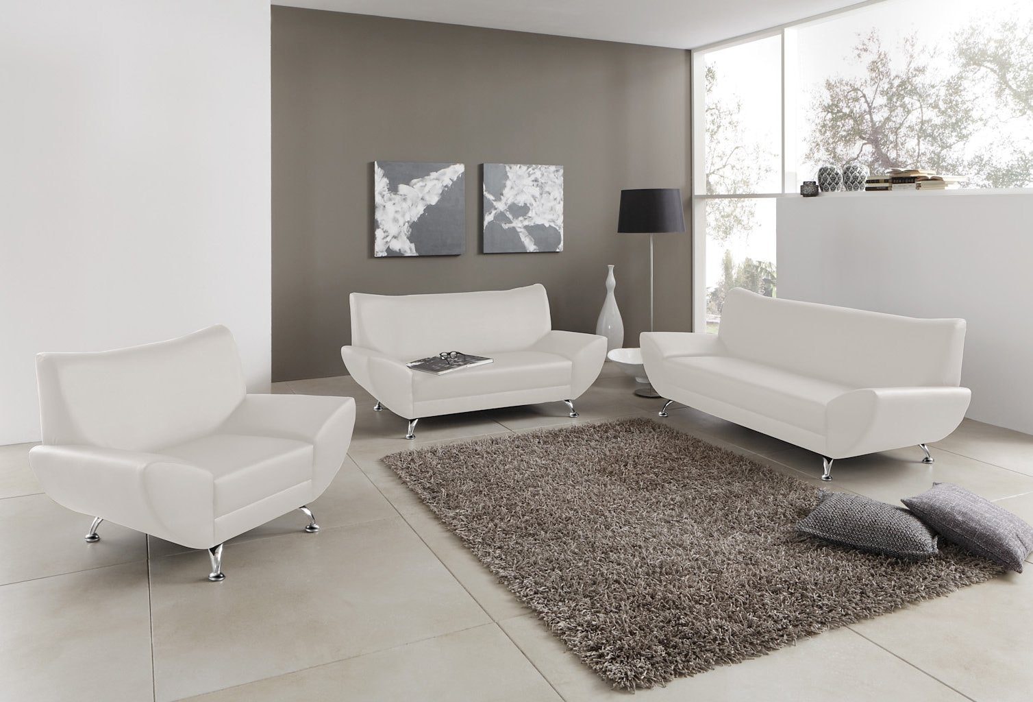 Home affaire Fauteuil »Saltare elegant und komfortabel, toller Designfuss, Breite 112cm«