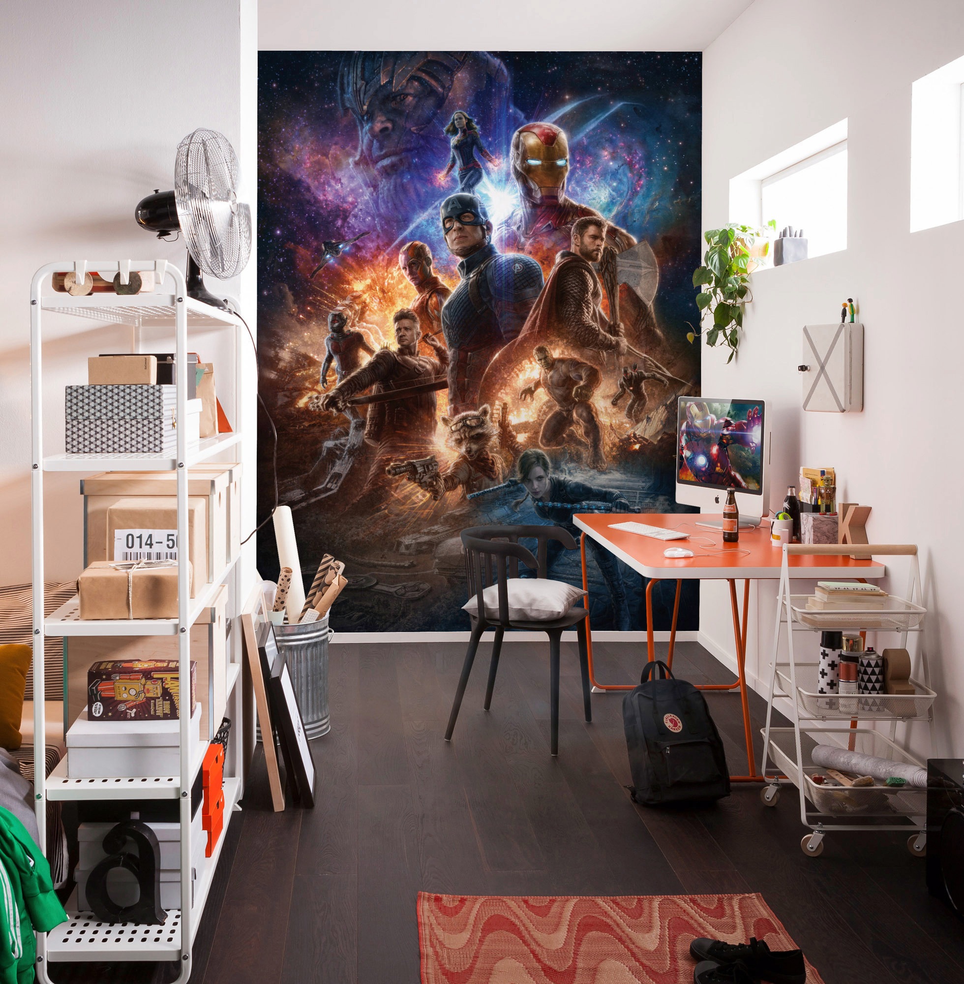 Komar Papier peint intissé »Digitaldruck Vlies -  Avengers Battle of Worlds - Grösse 200 x 280 cm« imprimé Kinderzimmer