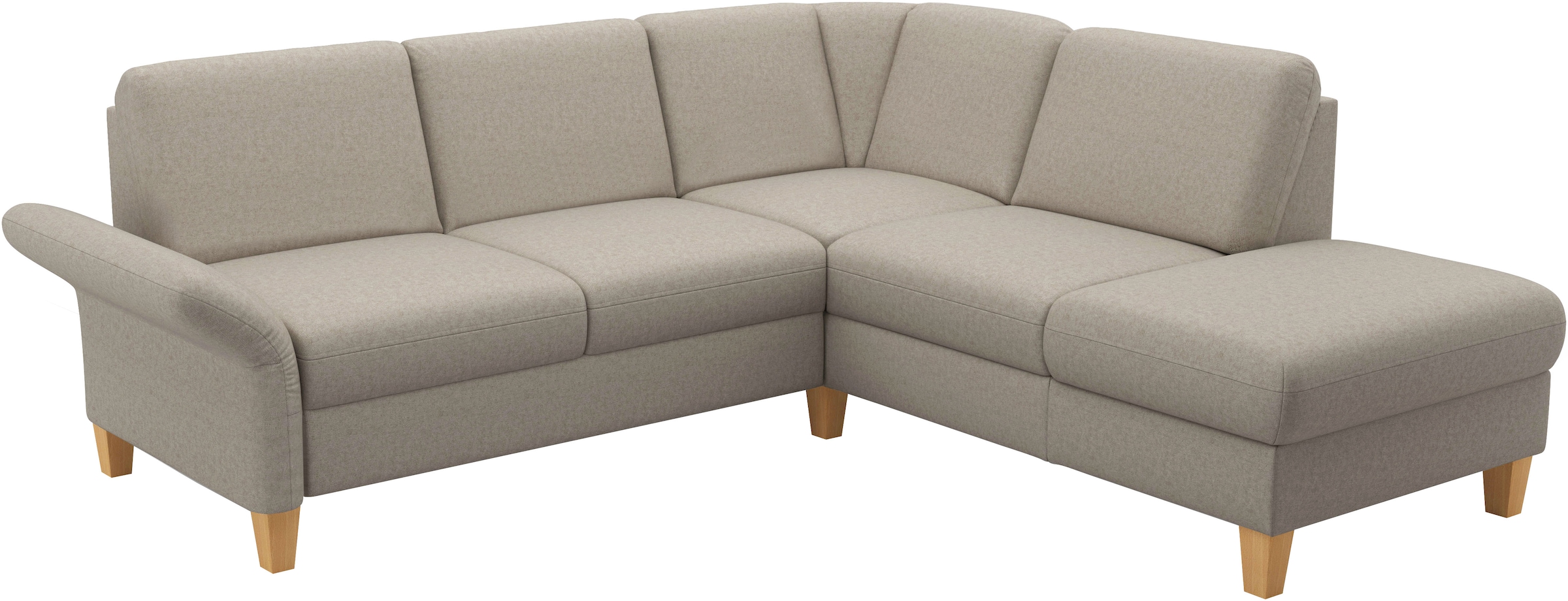 Home affaire Canapé d'angle »Rochelle, L-Form« wahlweise mit Armteilverstellung, Bettfunktion und Bettkasten