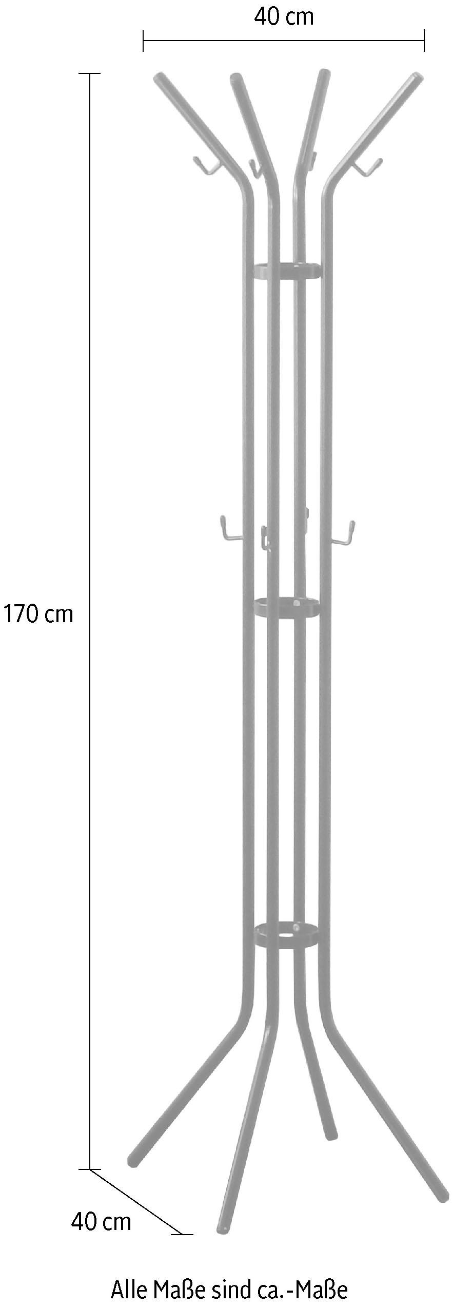 Spinder Design Garderobenständer »JESSY« Metall, Höhe 170 cm