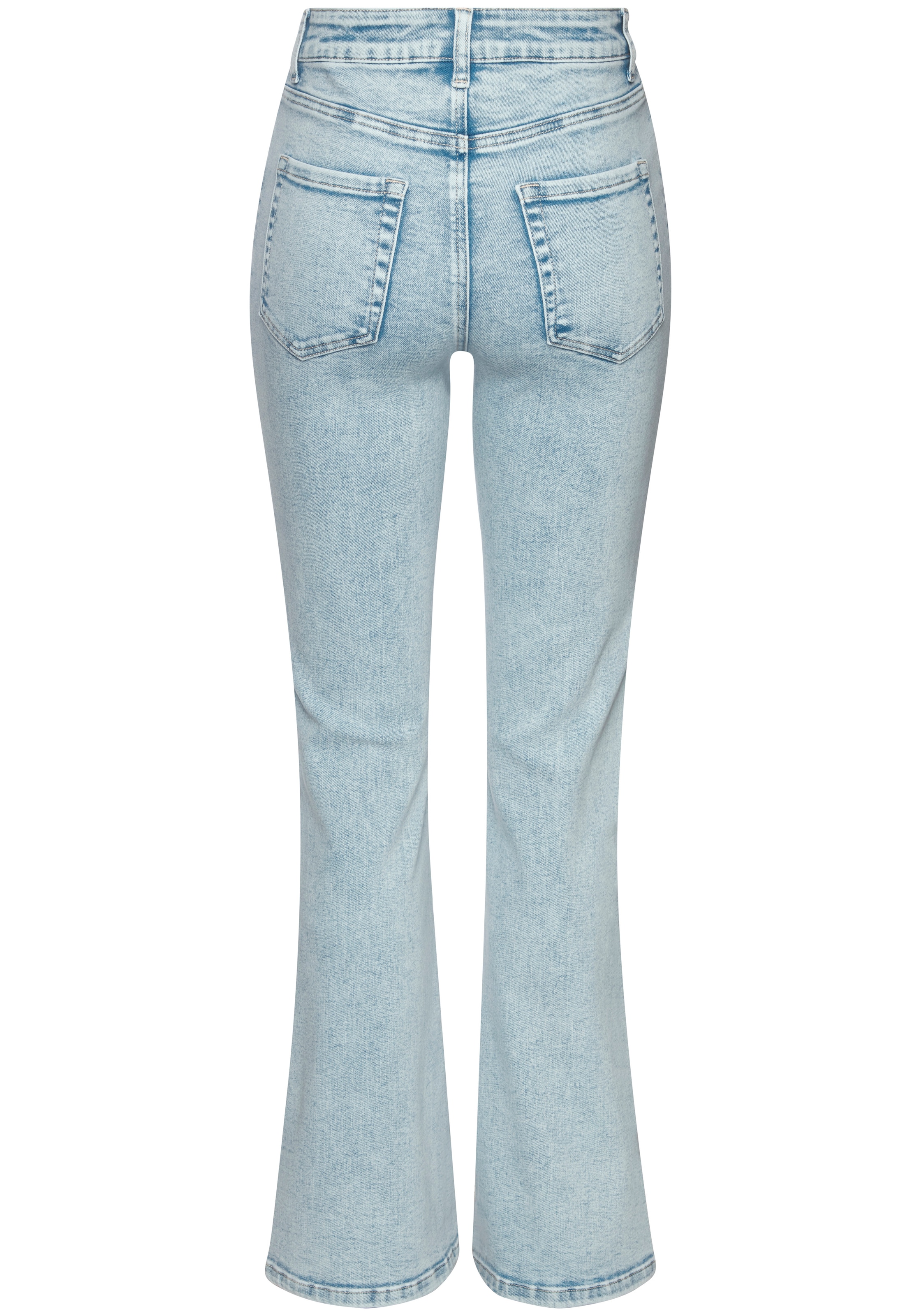 French Connection »mit Used-Waschung und klassischem 5-Pocket-Design« pantalon évasé, jeans flare, jeans stretch, matière élastique