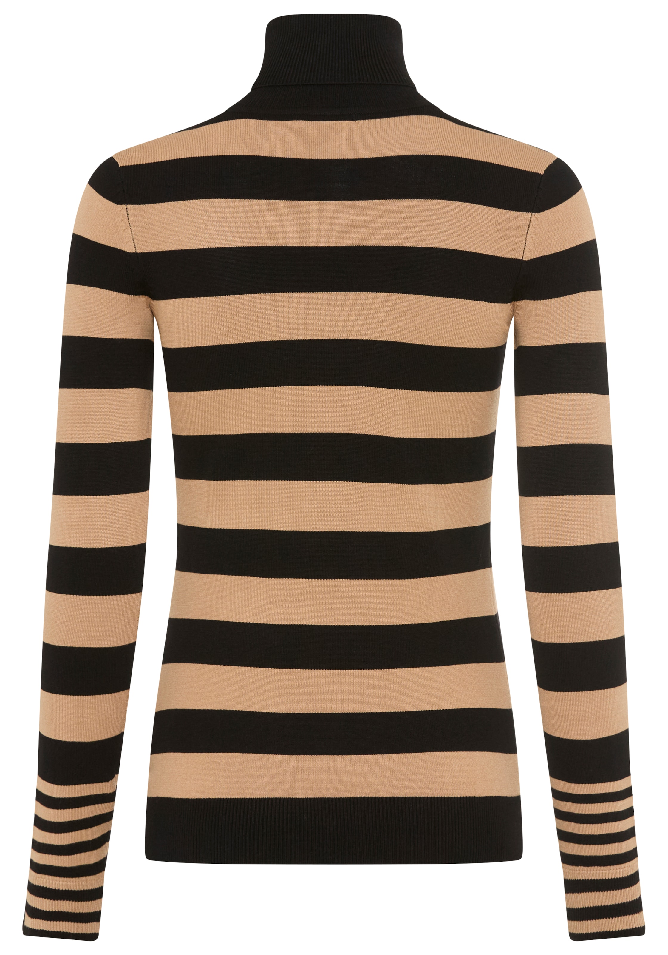 Tamaris Pull à col roulé im lässigen Streifendesign