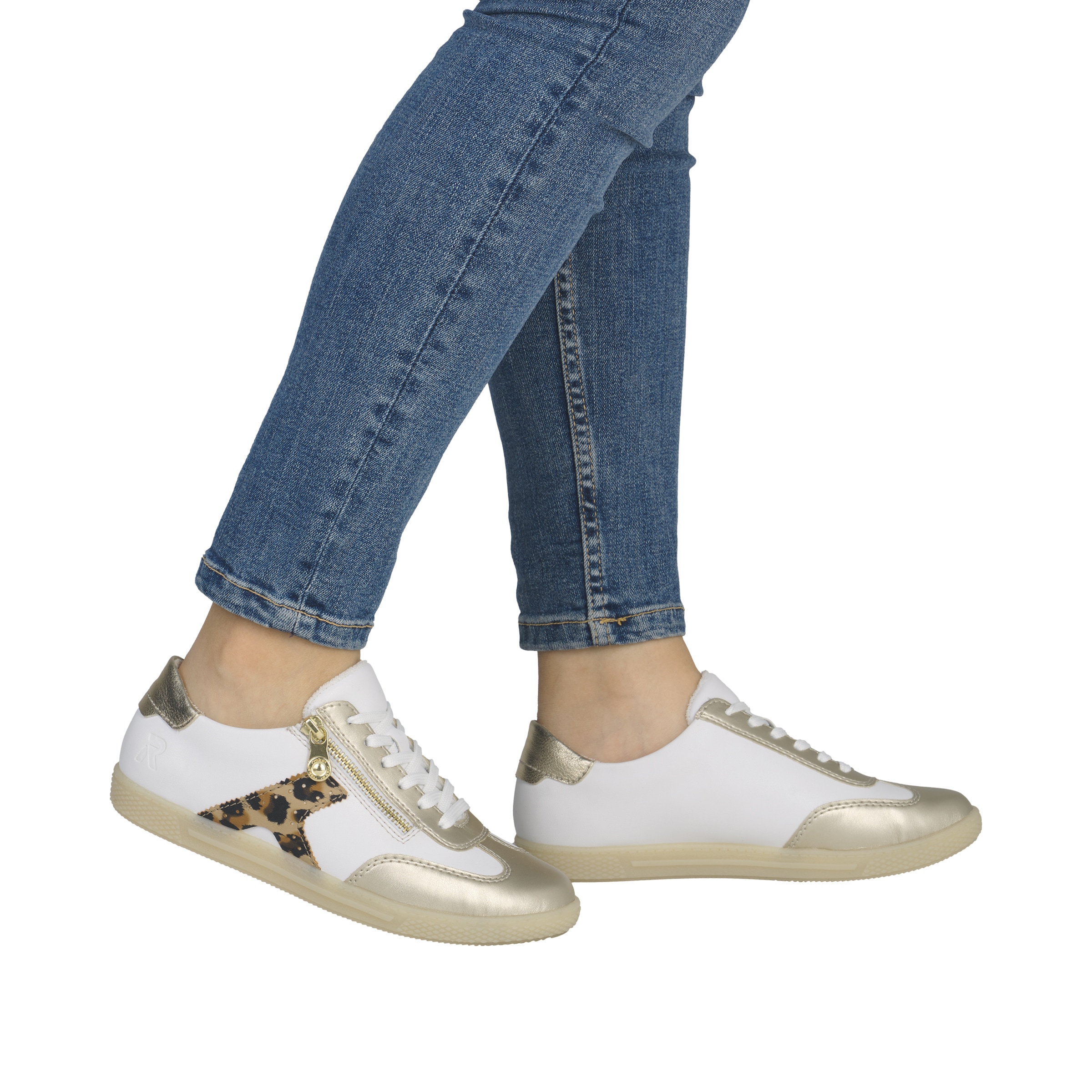 Rieker Sneakers  Chaussure basse, chaussure de loisirs, chaussure à lacets avec fermeture éclair