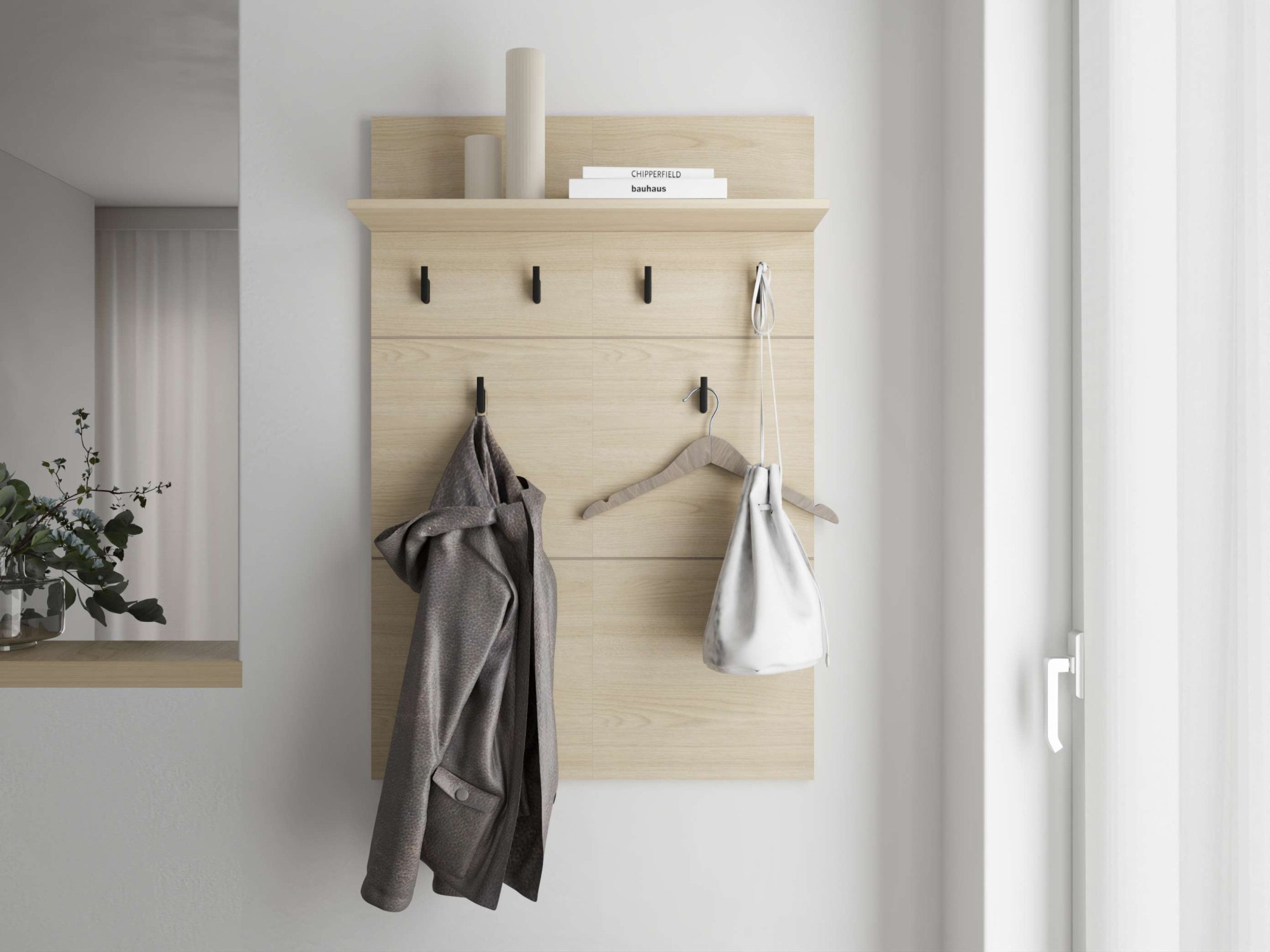 Home affaire Ensemble de vestiaires »Rathlin Flurmöbel, Dielenmöbel, Flurschrank, Flurgarderobe« 5tlg, 5 cuis tlg.