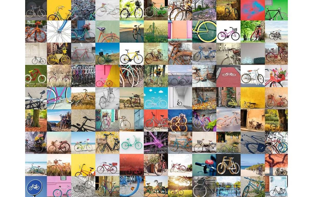Ravensburger Puzzle »99 Fahrräder und mehr«