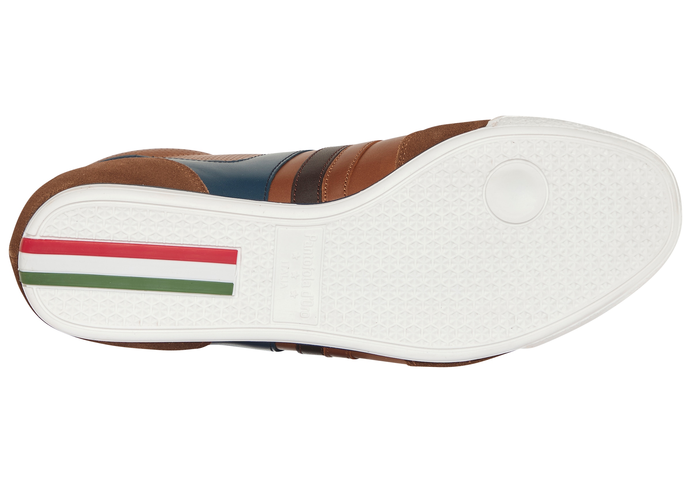 Pantofola d´Oro Sneakers »VASTO LOW«  Obermaterial aus Leder, Gummilaufsohle, mit Schnürung