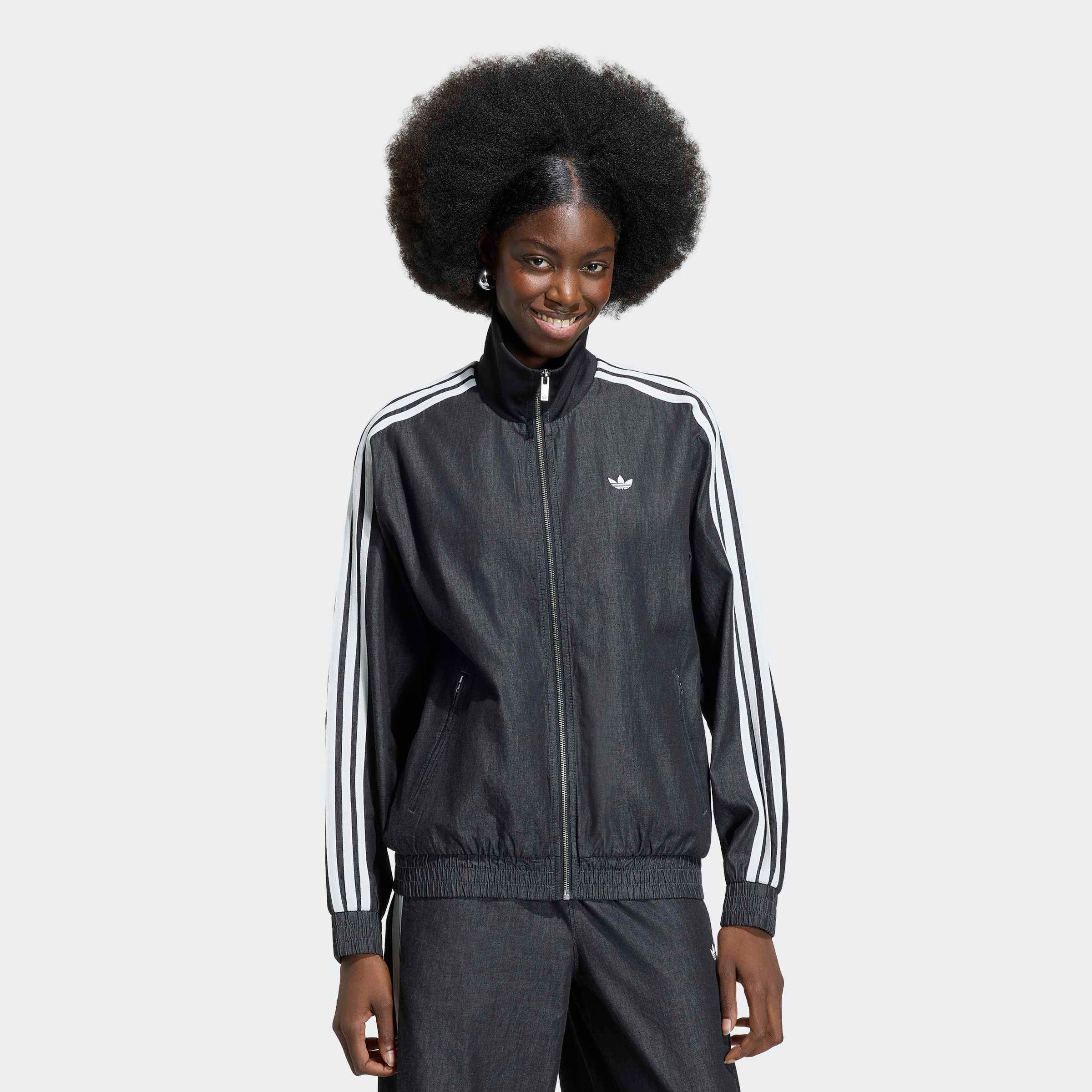 adidas Originals Outdoorjacke »DENIM FB TT« für Erwachsene, mit Reissverschluss, aus Baumwolle