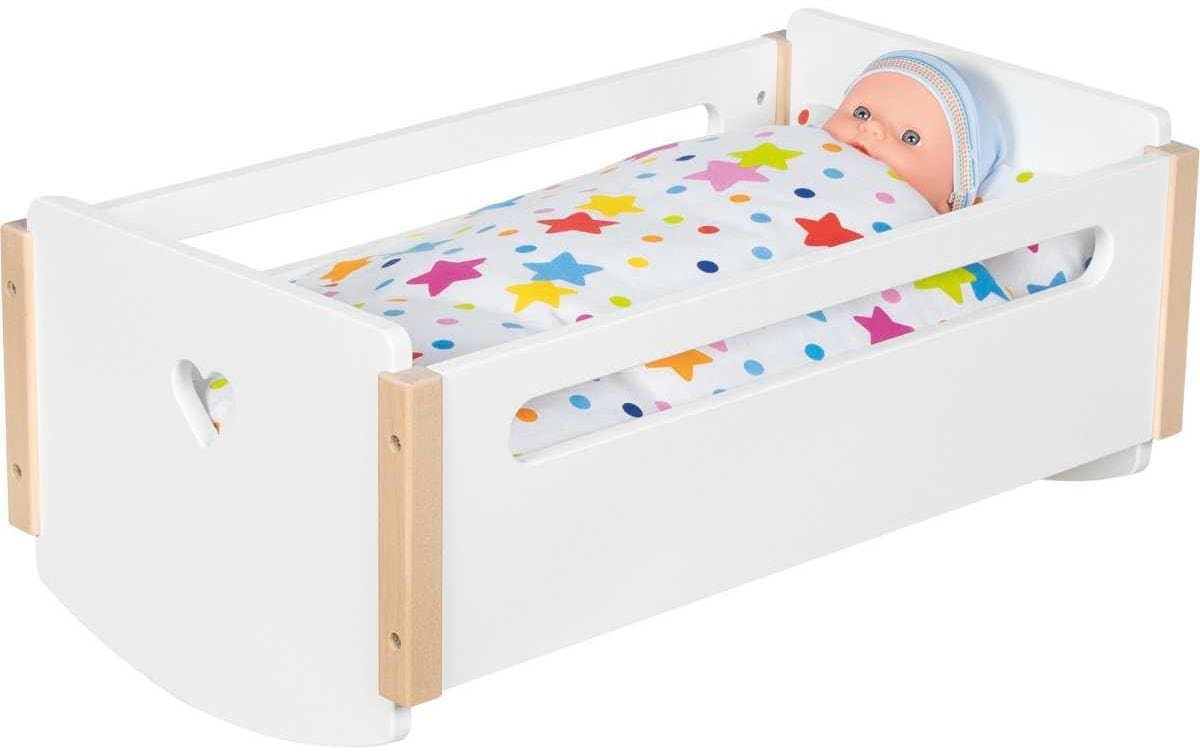 goki Puppenmöbel »Puppenwiege Herz 52.2 x 28,7 x 22 cm«