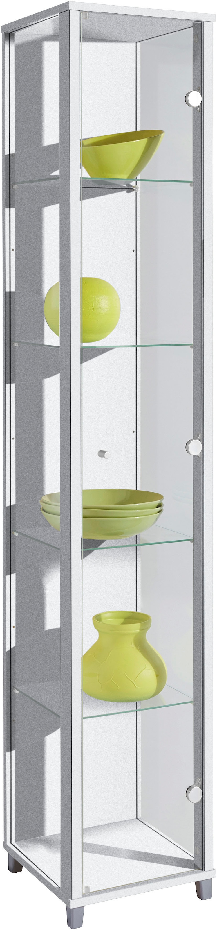 fif möbel Vitrines »OPTIMA Höhe ca. 172 cm« Standvitrine/Glasvitrine 1x Glastür,perfekt für Sammler,Sammlervitrine