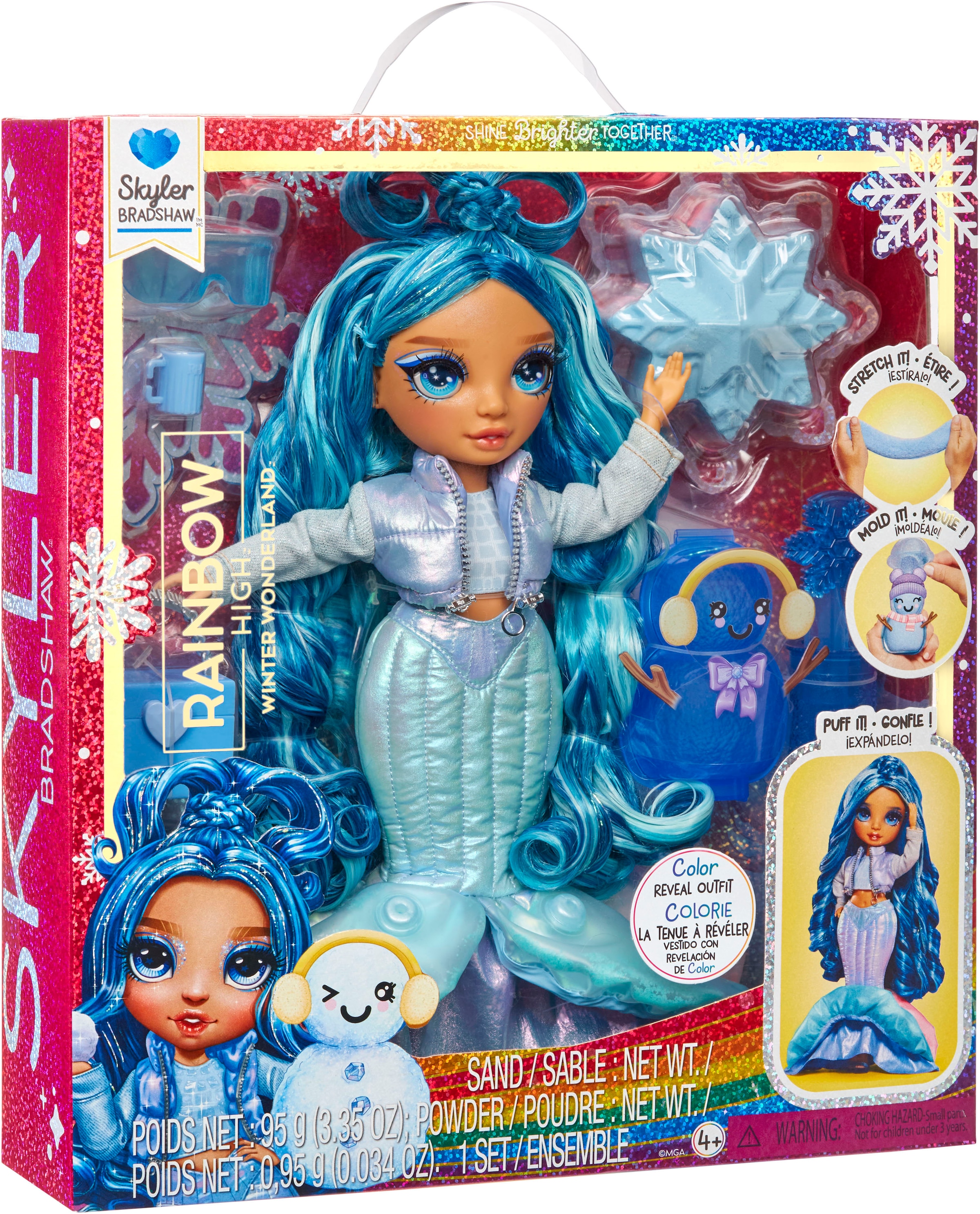RAINBOW HIGH Poupée à habiller »Winter Wonderland Doll - Skyler (Blue)«