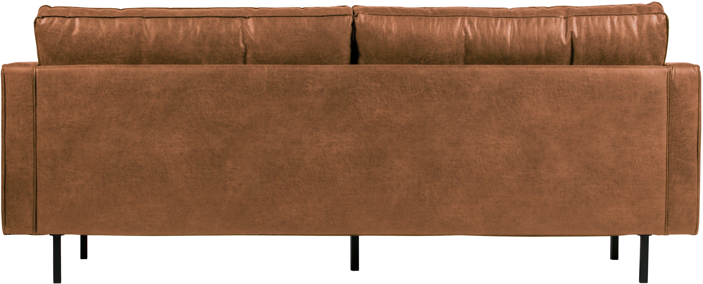 WOOOD 2,5-places »Rodeo Classic Recycling-Lederfaser-Verbundstoff H 83 x B 230 x T 88 cm« capacité de charge 200 kg, pieds en métal, léger, bonne résistance à l'usure