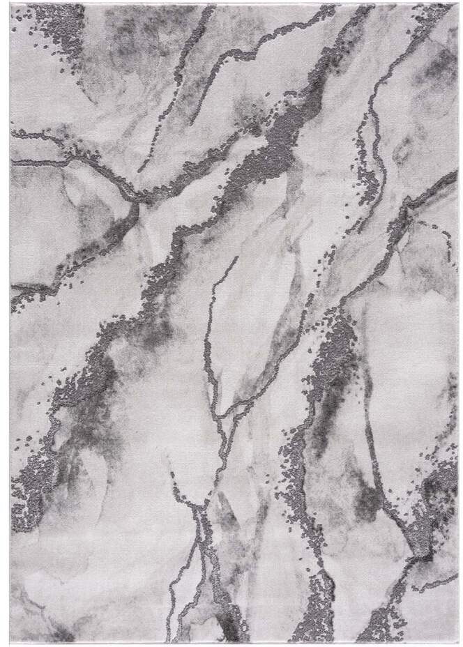 Carpet City Teppich »Chic« rechteckig 11 mm Höhe Kurzflor, Abstrakt, Marmor, Modern, Weicher Flor