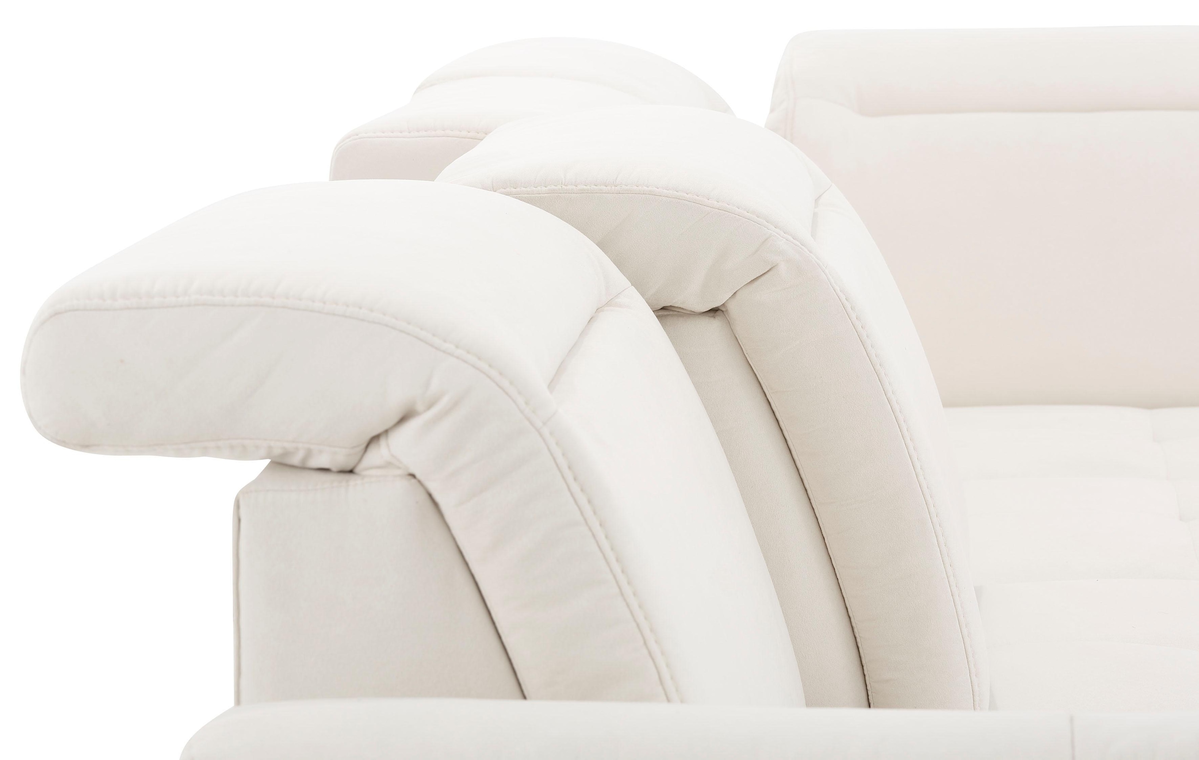 Home affaire Paysage de salon »Solvei U-Form« Sitztiefenverstellung und Federkern, wahlweise  Kopfteilverstellung