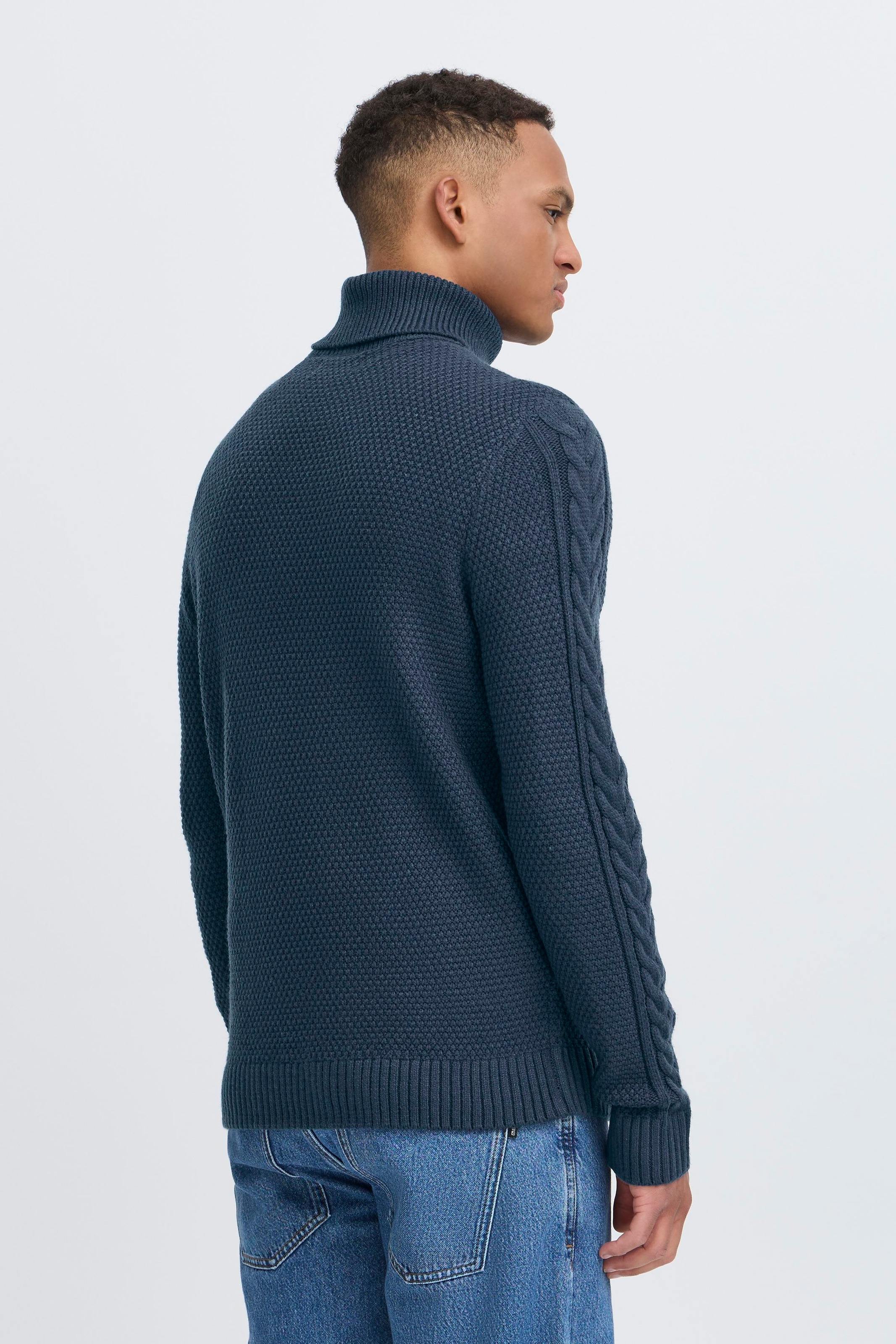 Blend »BHBASIM Roll« mit Markenlabel, aus Baumwollmischung, Regular Fit, unifarben