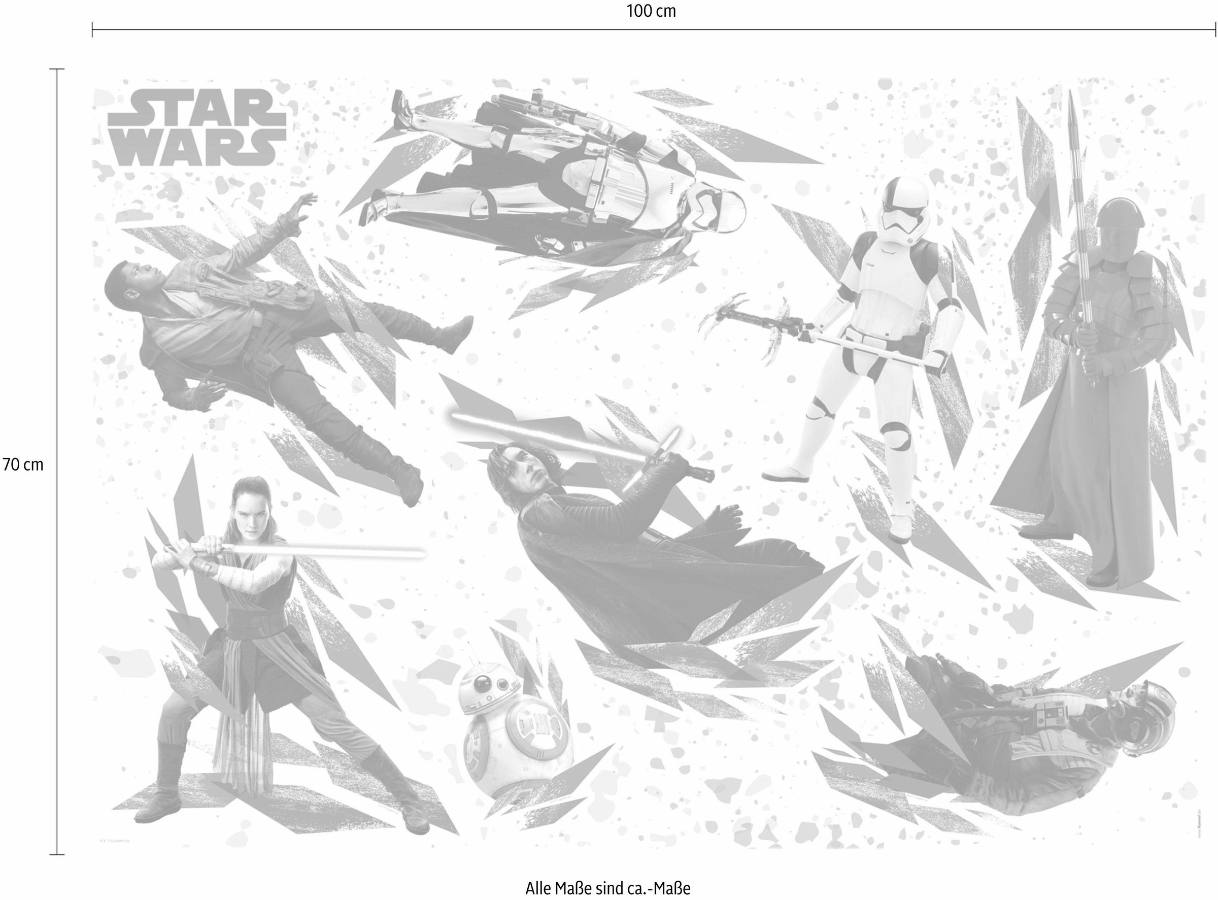 Komar Autocollant mural »Star Wars The Last Jedi - Grösse 100 x 70 cm« selbstklebend, Wandsticker, Kinderzimmer