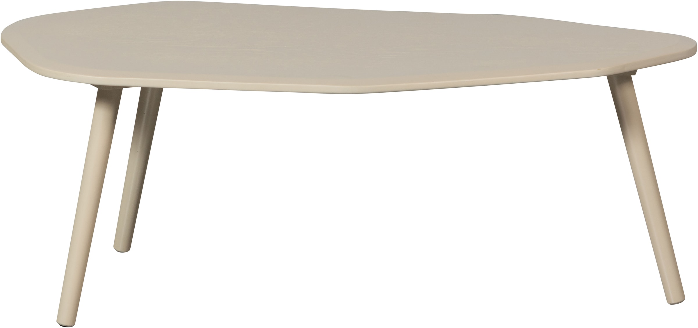 WOOOD Table d'appoint »Davina von MDF mit organischer Tischplatte B 90 x T 50 x H 40 cm« Ensemble, 2 cuis tlg. lot de 2, capacité de charge 5 kg chacun, combinaison pieds/table librement choisissable