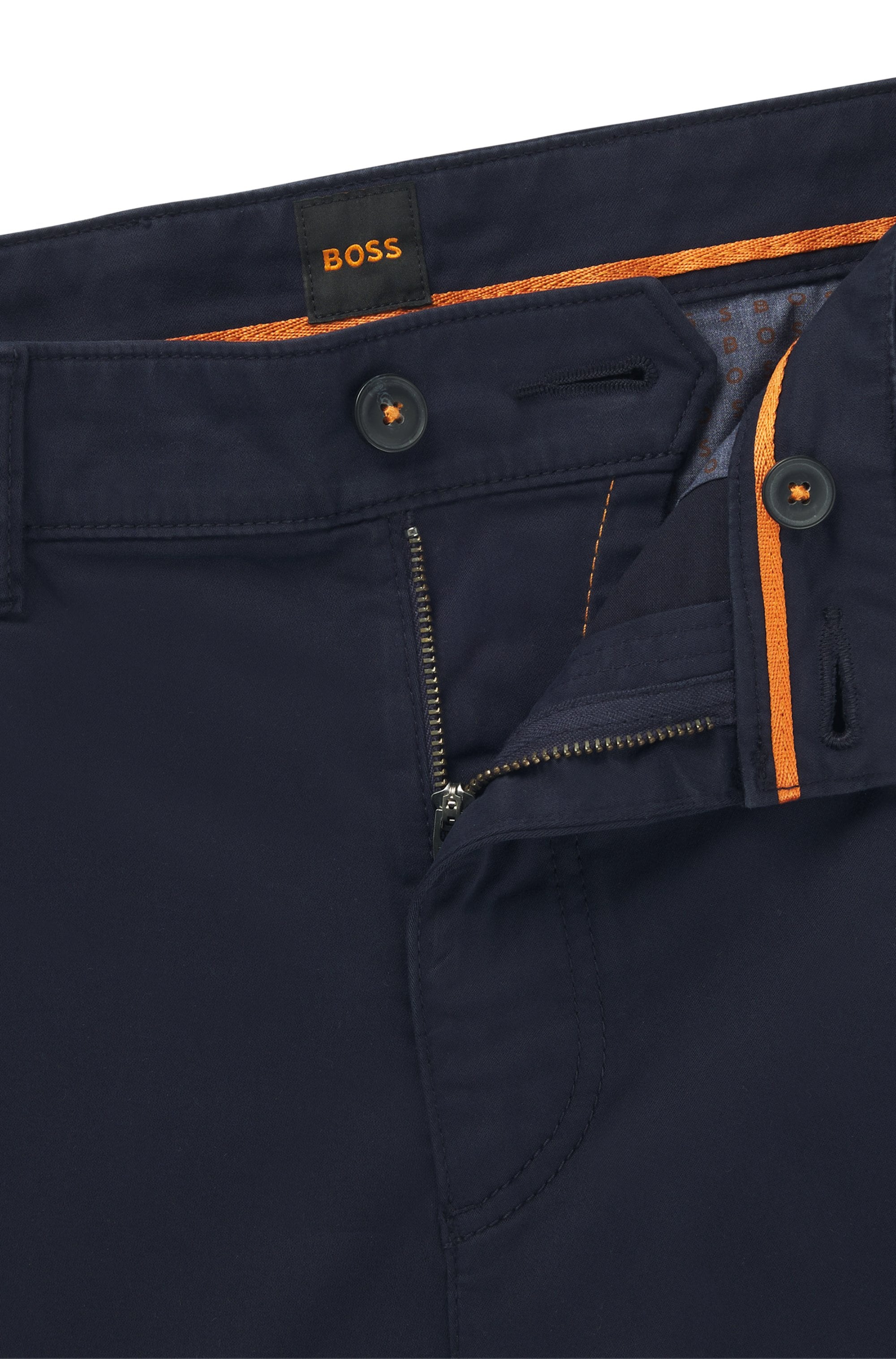 BOSS ORANGE Chinos »Regular«  in gerader From