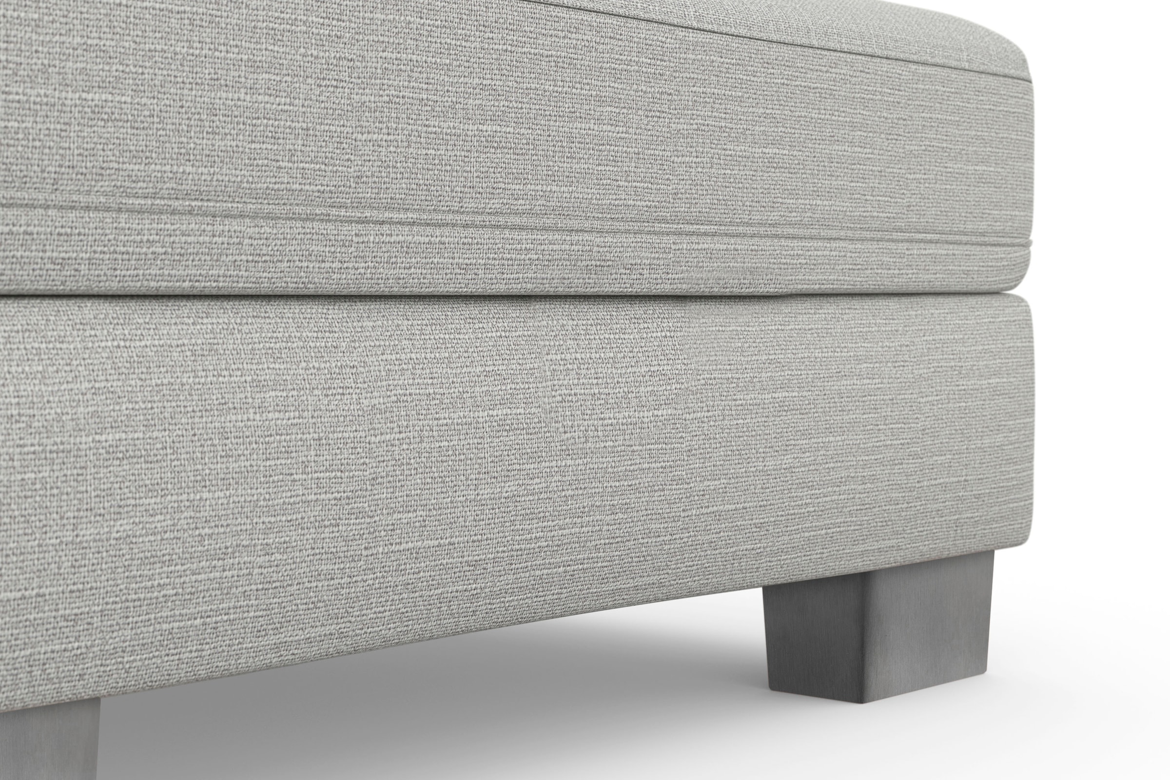 sit&more Canapé d'angle »Dundee L-Form« mit Federkern und Edelstahlfüssen, wahlweise mit Kopfteilverstellung