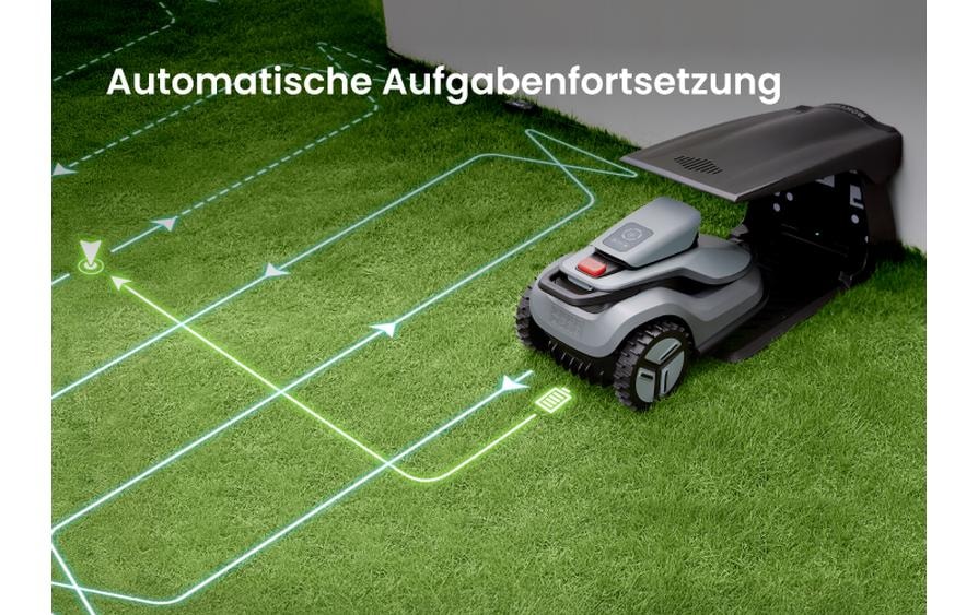   Robot tondeuse »Terramow V1000 1200 m²«  Kabelloser, KI-gesteuerter Mähroboter