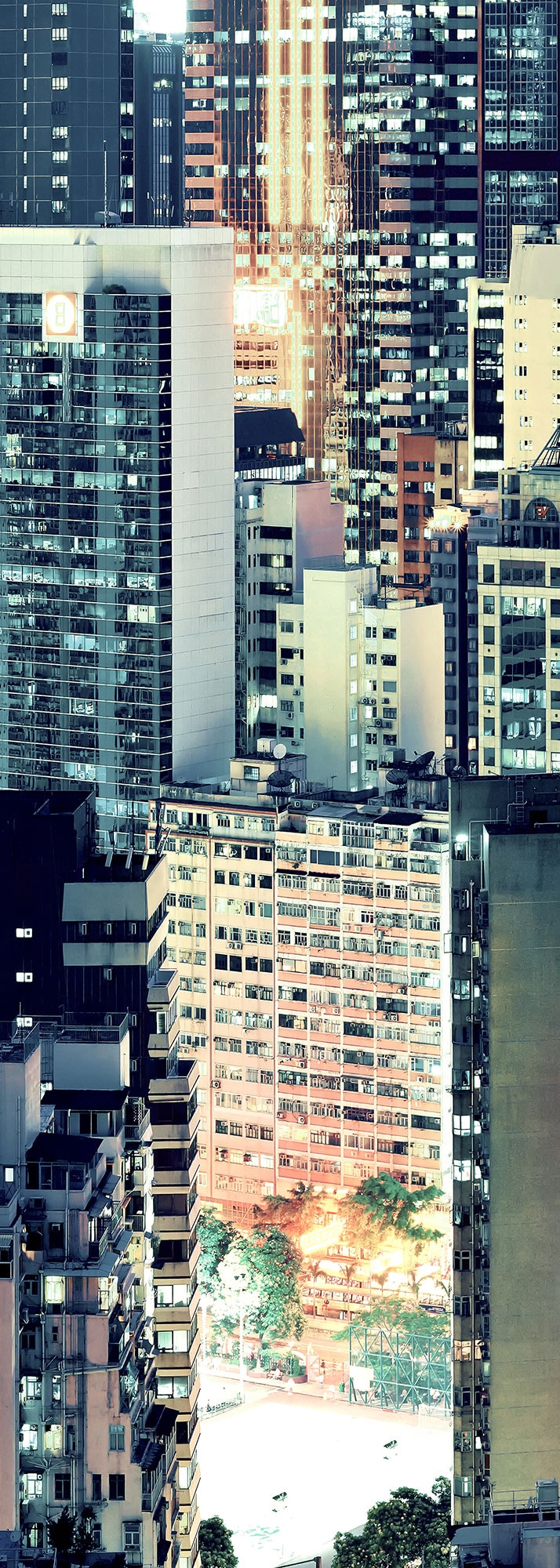 Komar Papier peint photo »Vlies Fototapete - Skyline - Grösse 100 x 280 cm« imprimé