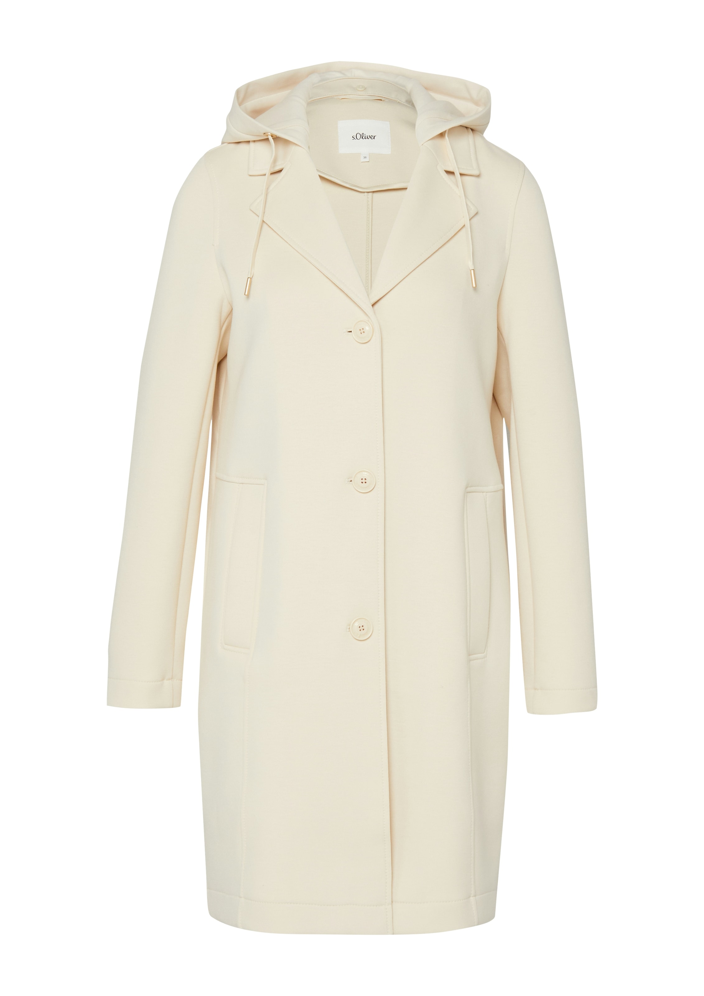 s.Oliver Langmantel mit Kapuze und Kordezug