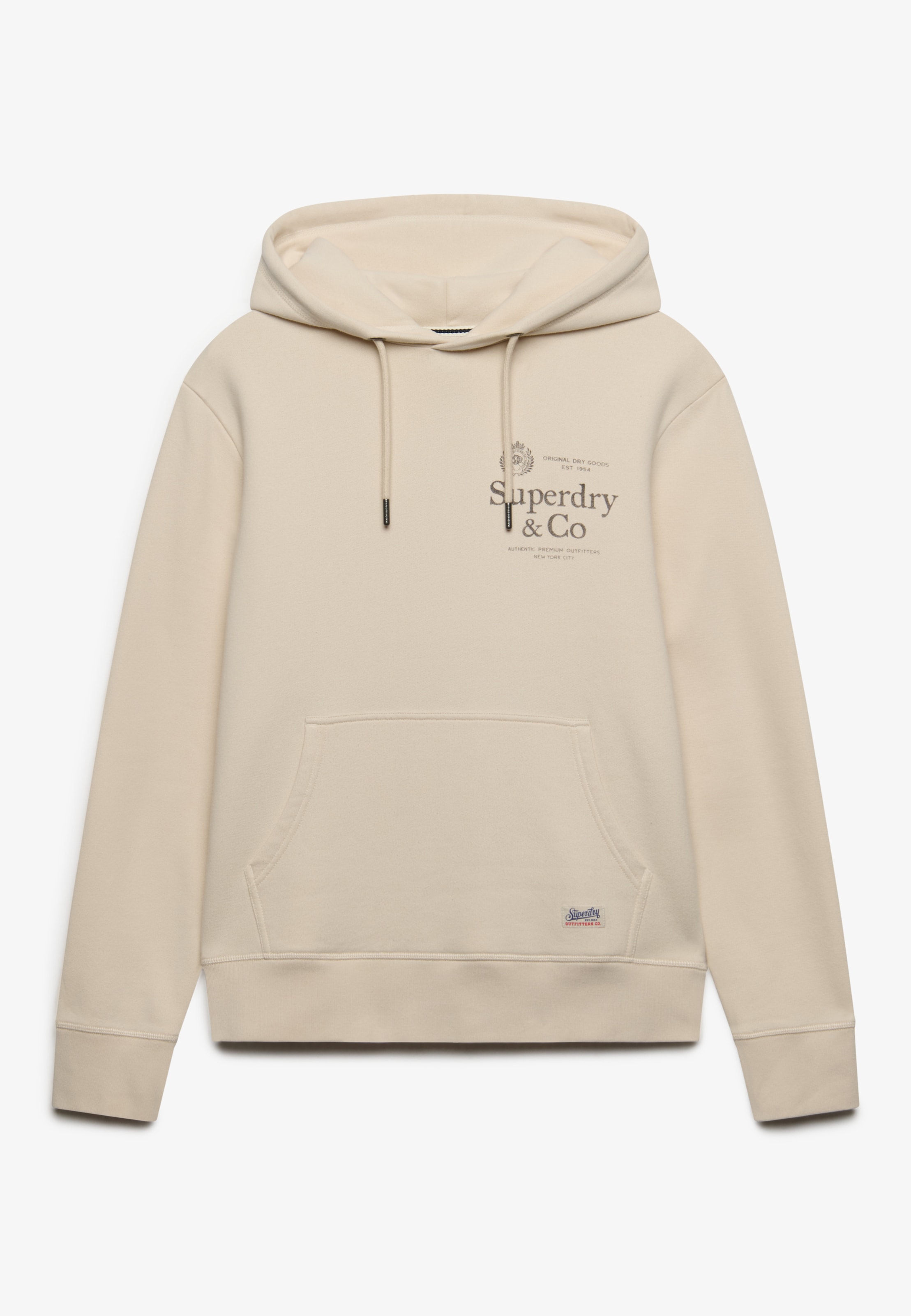 Superdry Sweat à capuche »1954 COMPANY RELAXED HOOD«, mélange coton, coupe décontractée
