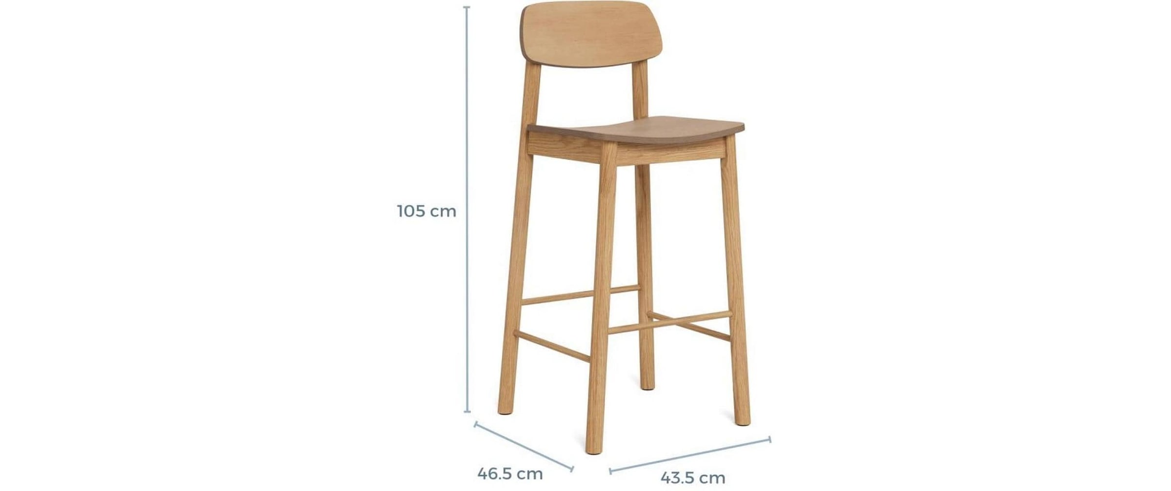 AC Design Barhocker »Barlow 43.5 x 105 cm«