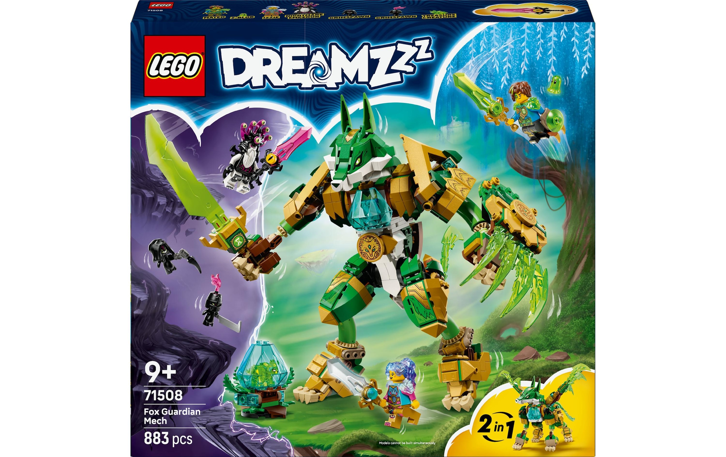 LEGO® Konstruktionsspielsteine »DreamZzz Fuchs-Wächtermech 71508«