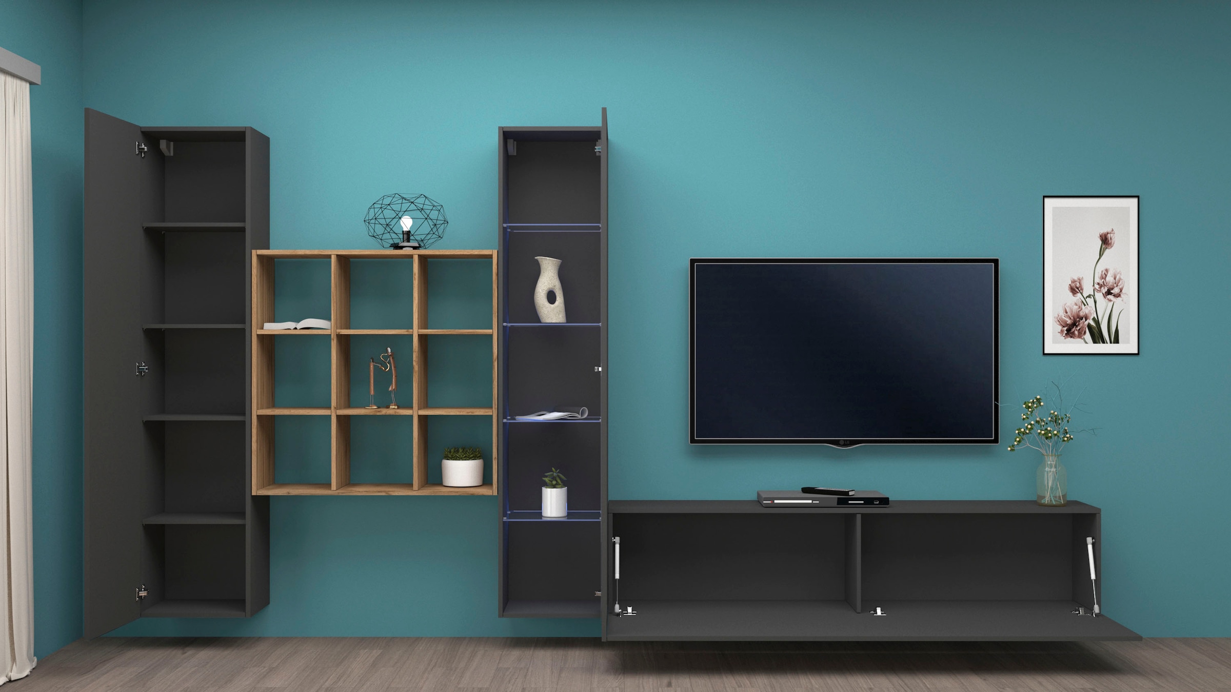 Home affaire Meuble mural »Maruska« 1 cuis tlg.