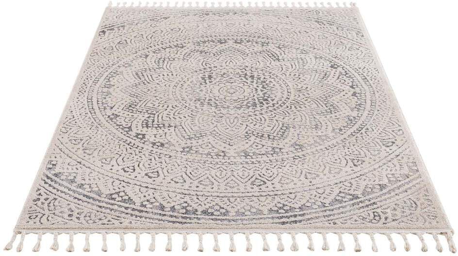 Carpet City Teppich »Art 1652« rechteckig 7 mm Höhe Kurzflor, Ornamenten-Muster, Boho & Mandala Stil, auch als Läufer