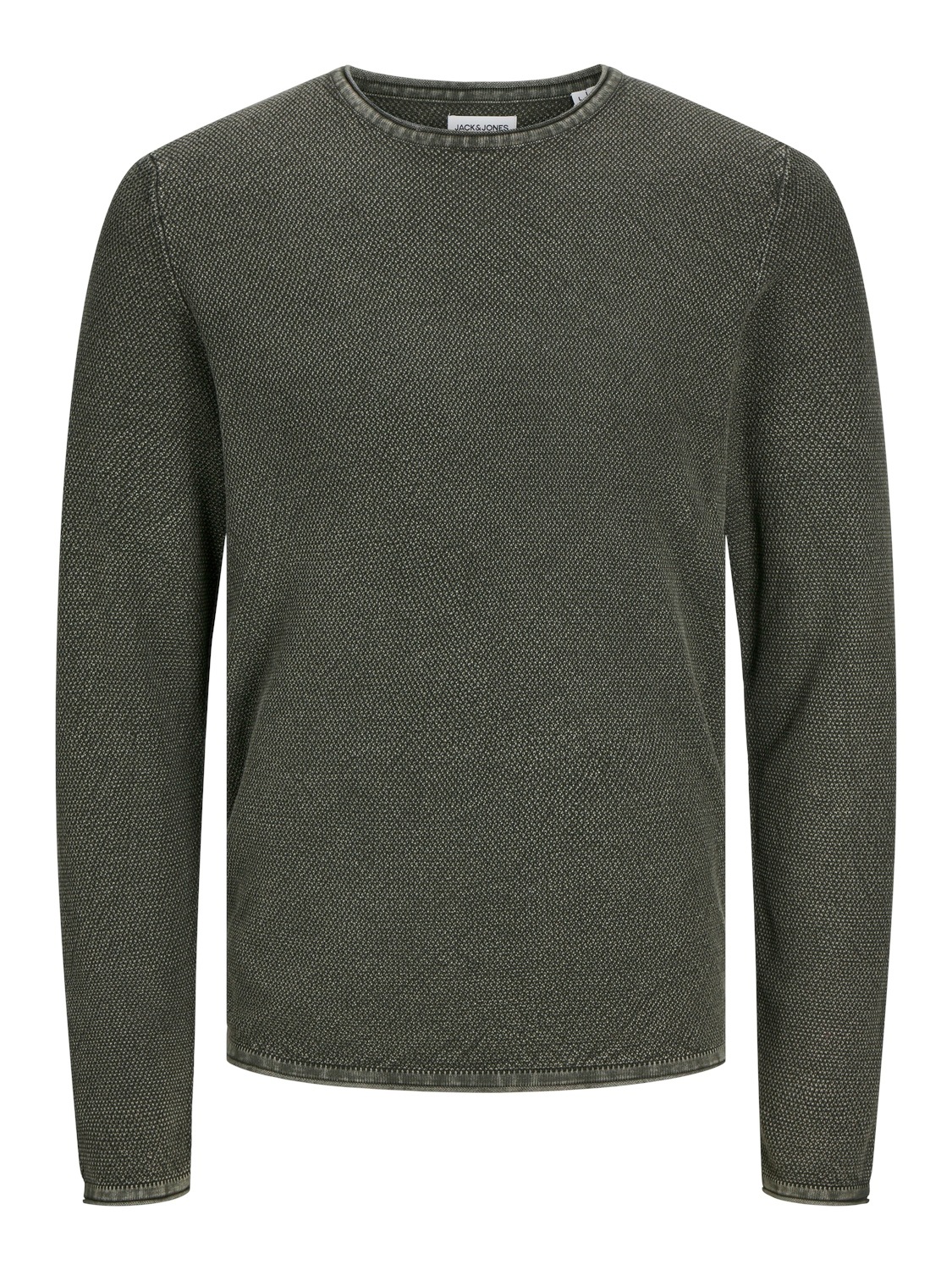Jack & Jones Rundhalspullover »JJDEAN KNIT CREW NECK AW24« in gewaschener Optik