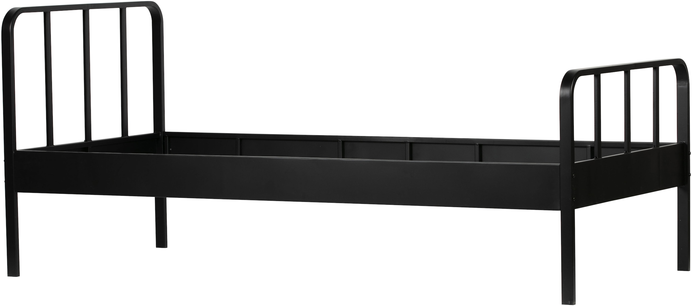 WOOOD Sommier »Mees tahlrahmen pulverbeschichtet mit Kopf- und Fussteil« Dimensions du matelas 120x200 cm, capacité de charge 150 kg
