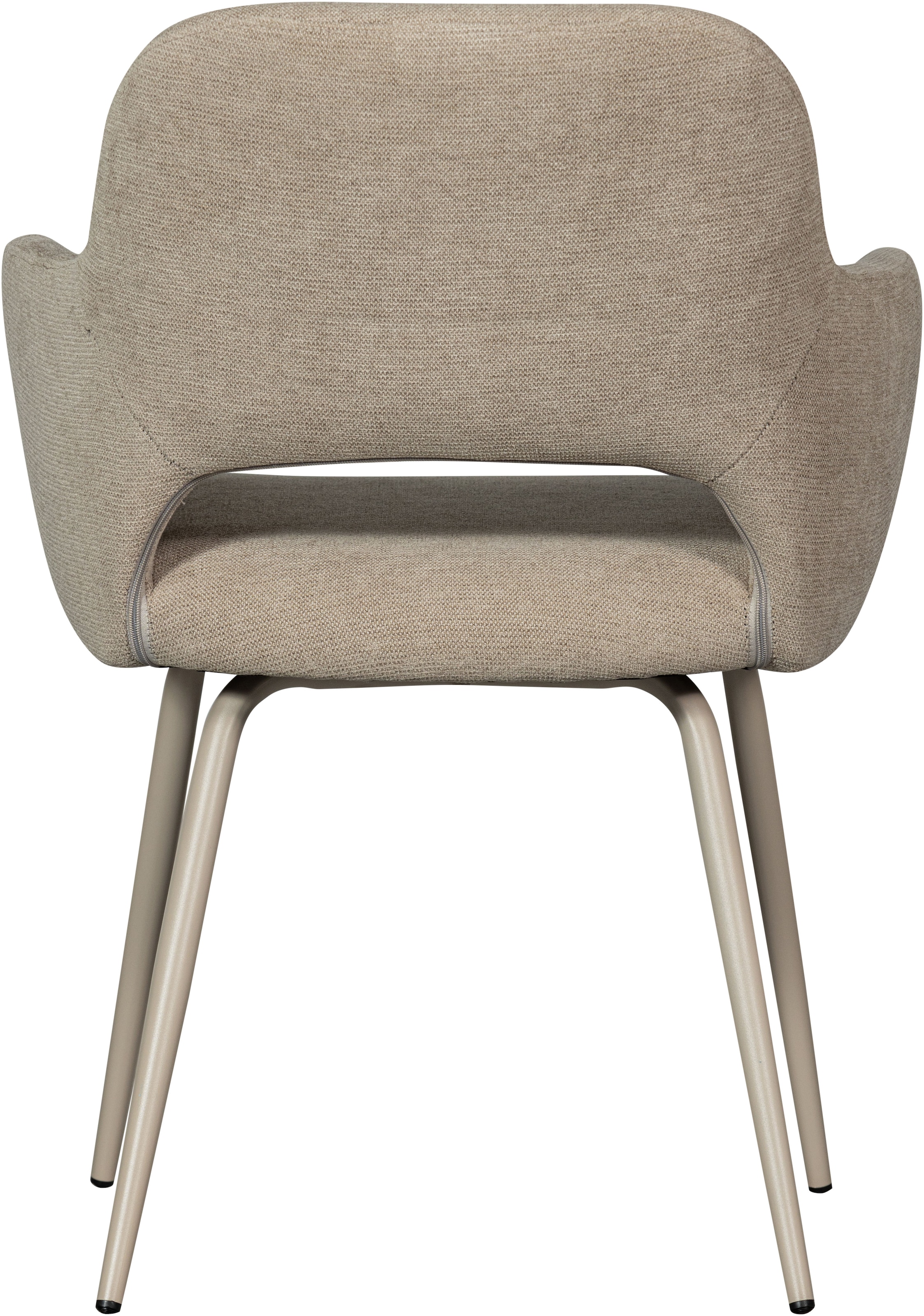 WOOOD Esszimmerstuhl »Jenny mit Hope-Gewebtem Bezug und Metallgestell, B 58 x T 58 x H 80 cm« (Set) 2 Stk.(Set, 2 St) Sehr hohe Verschleissfestigkeit, Tragkraft 100 kg
