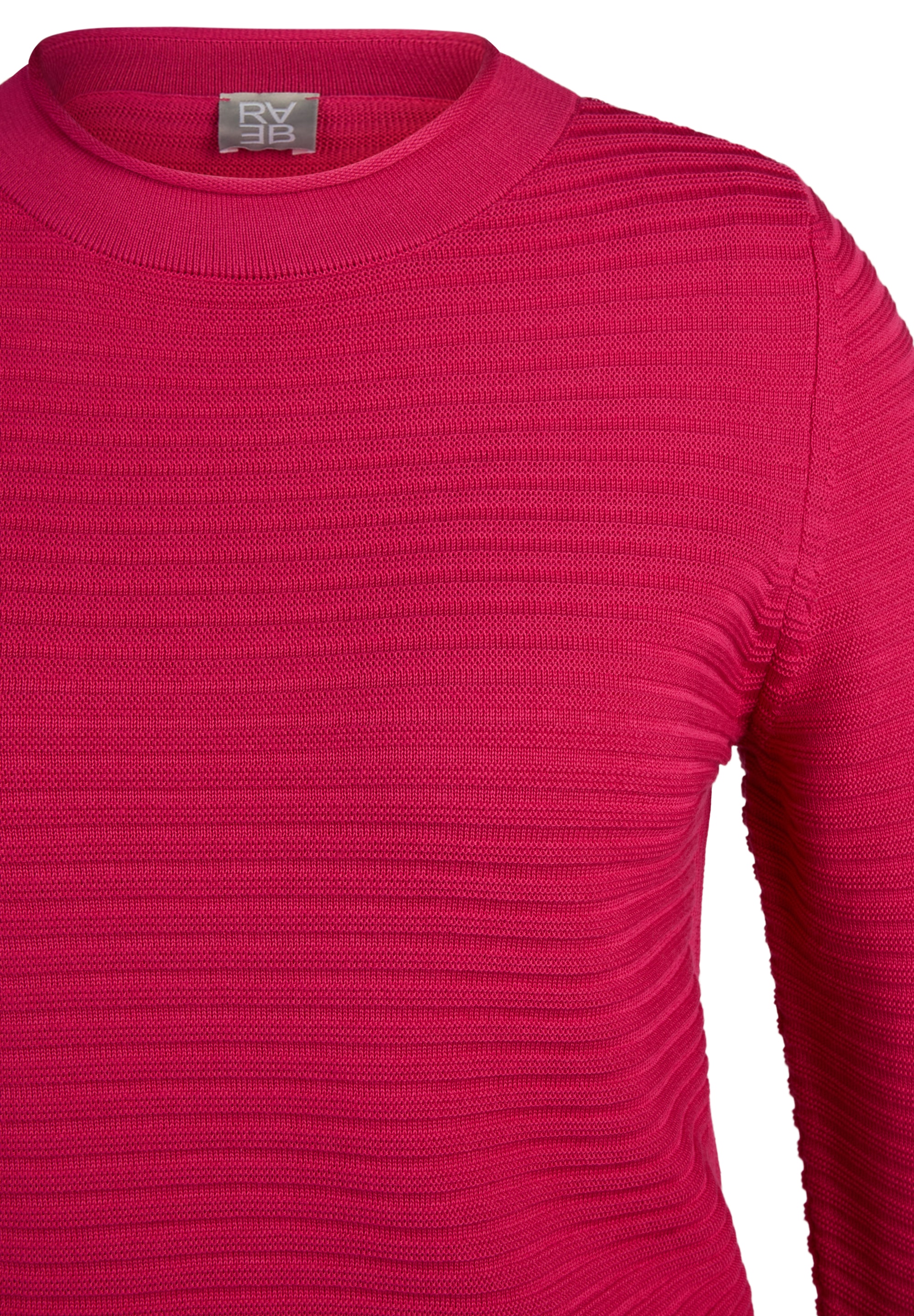 Rabe Pull à col rond mit Streifen Muster