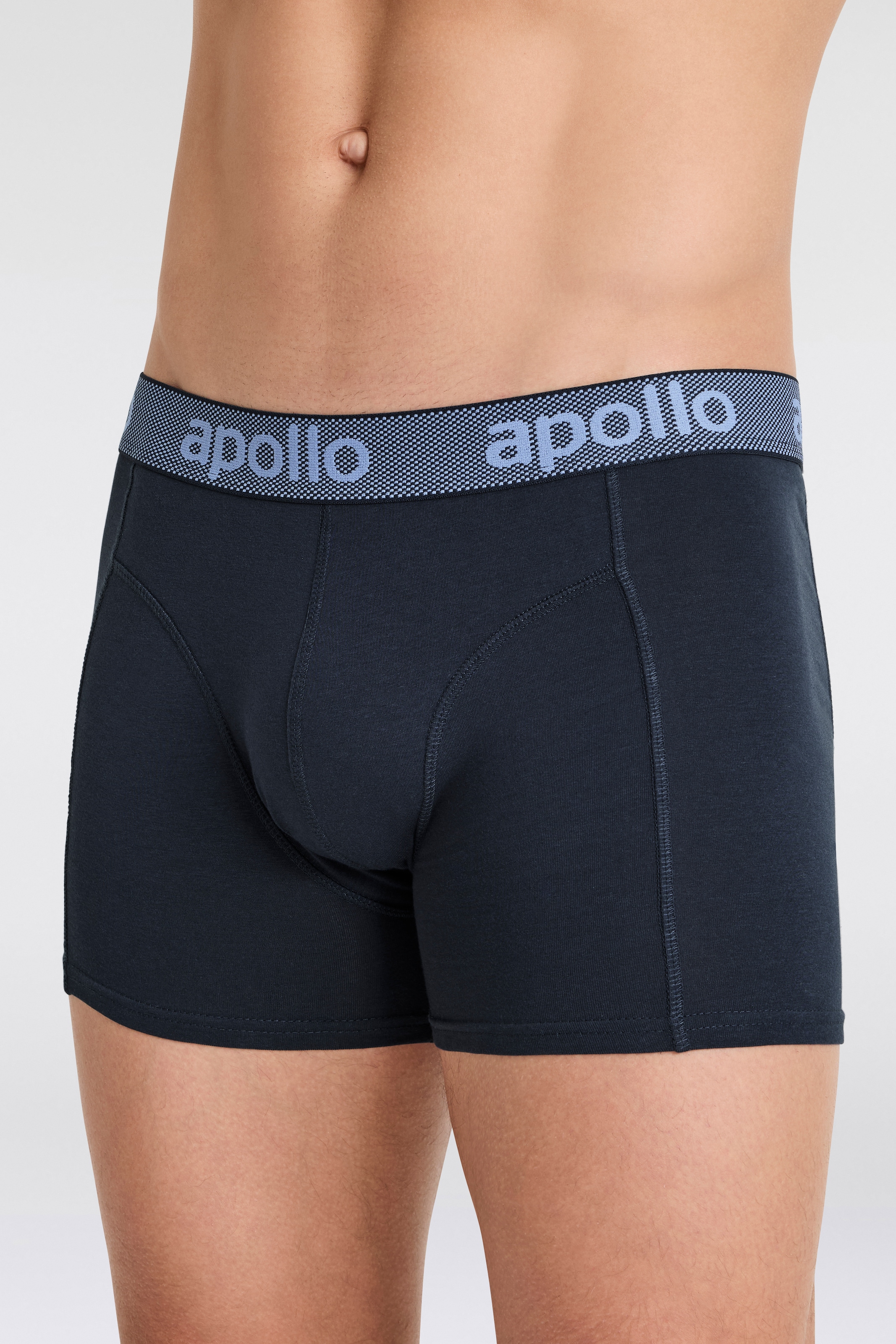 Apollo Boxer »MEN BOXERSHORTS« Spar-Pack, 3er Pack,  mit hohem Baumwollanteil, elastisch und gut an den Körper