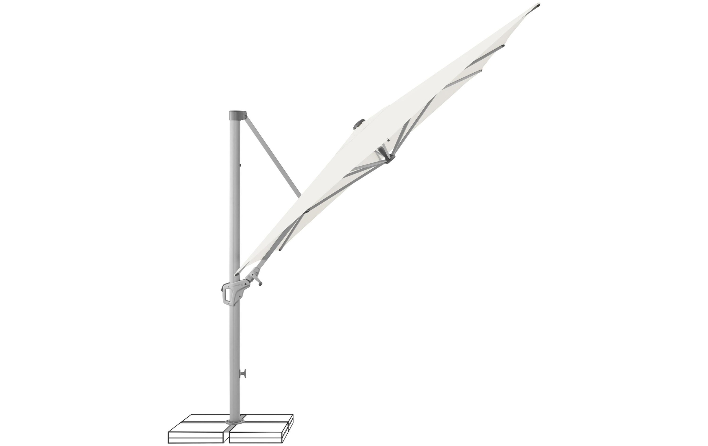   Parasol »Suncomfort by Glatz Familyflex 250 x 250 mm« Freiarmschirm