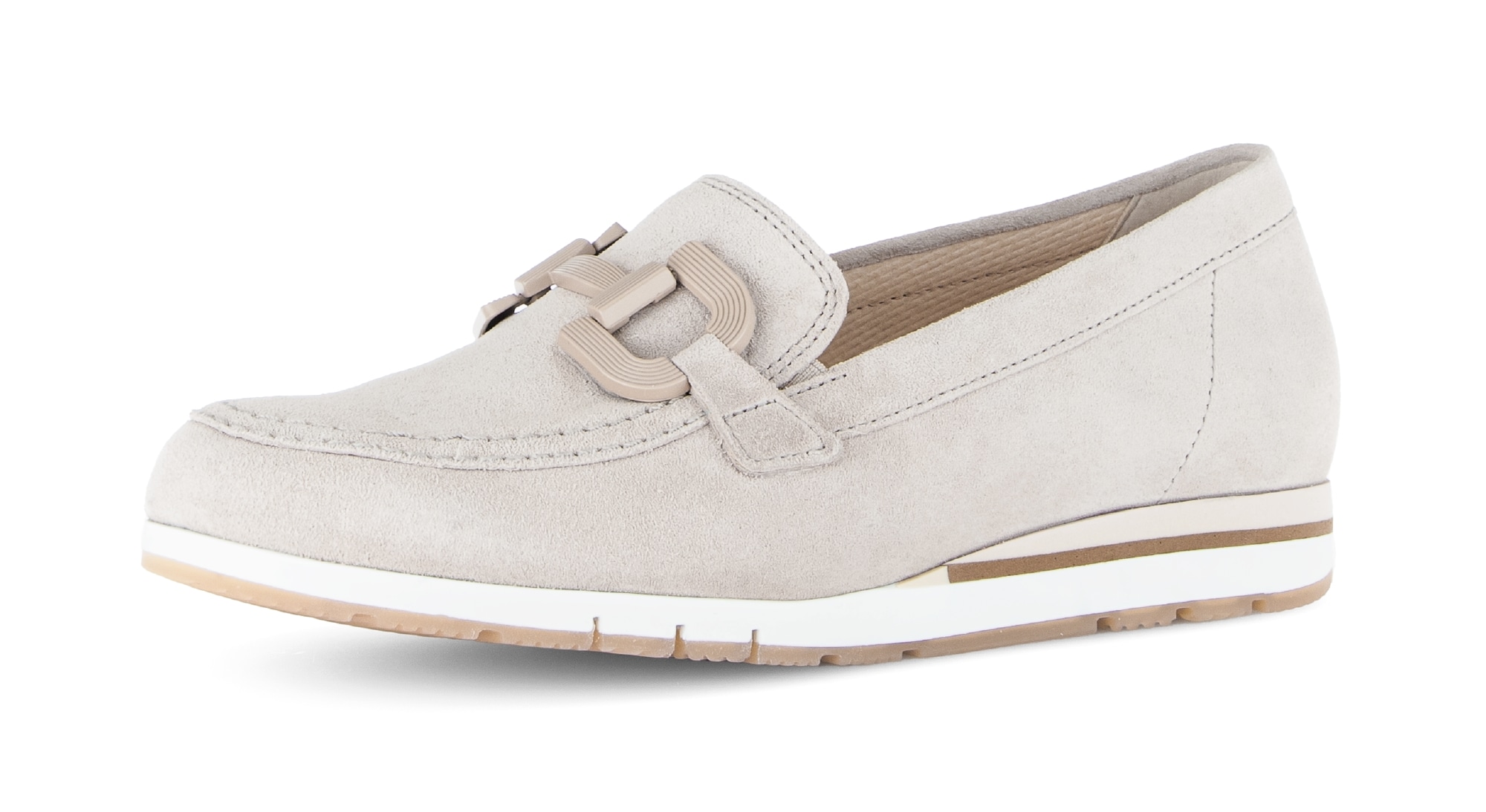 Gabor Slipper »FLORENZ«  Keilabsatz, Schlupfschuh, Businessschuh mit Zierkette