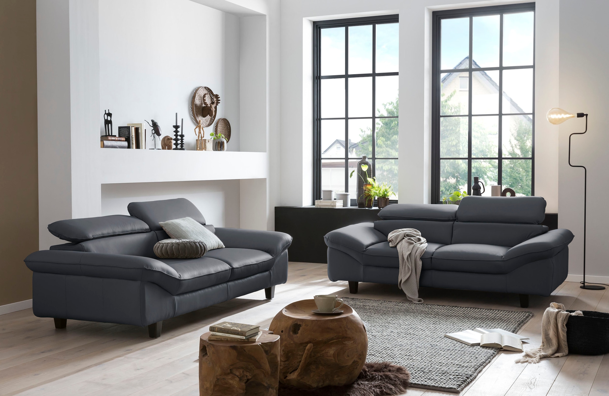 Home affaire 2-Sitzer »Pilot« Big-Sofa mit Kopfteilverstellung