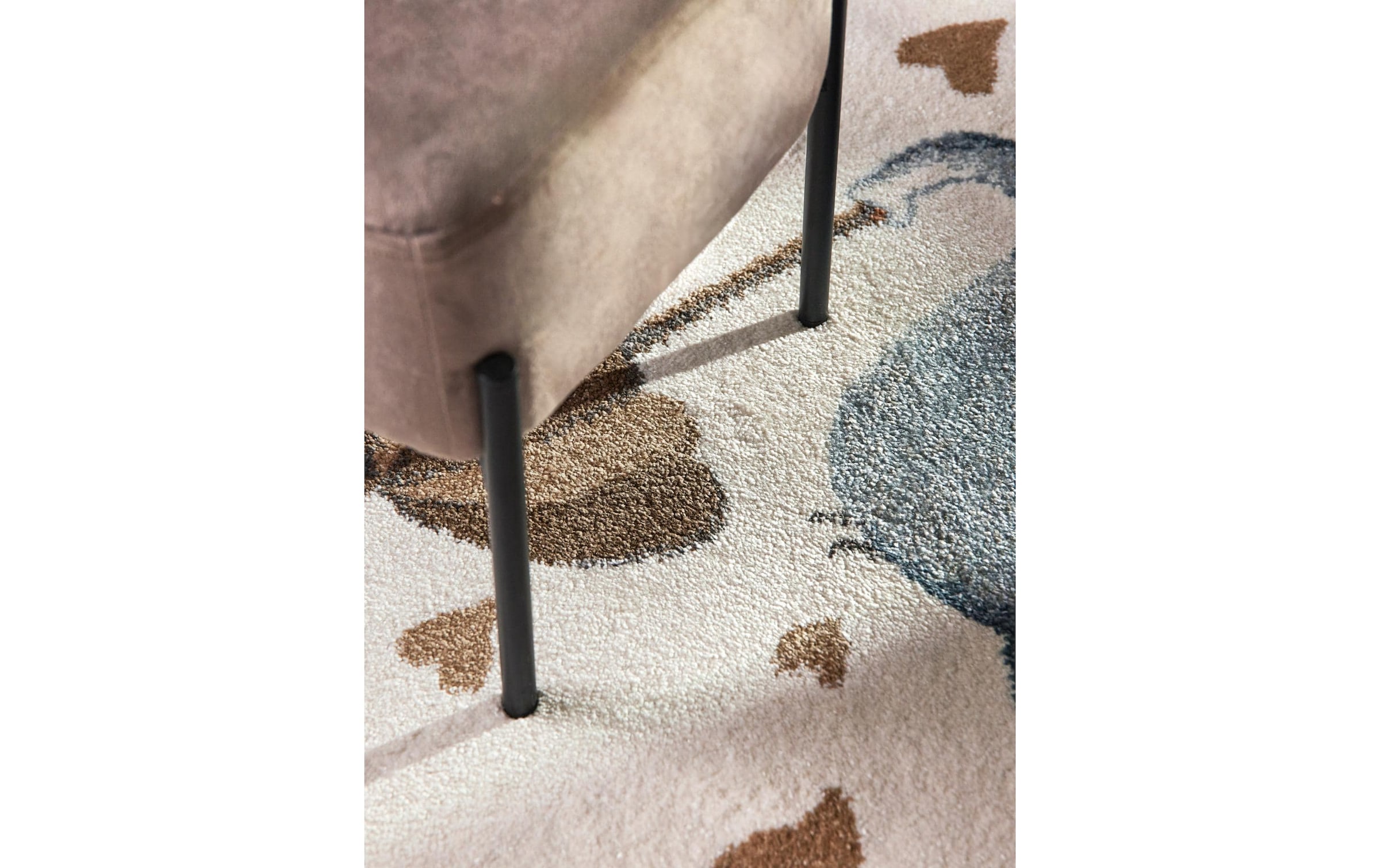 Villeroy & Boch Kinderteppich »Walk like an Elephant Rainy« rund 9 mm Höhe Spielteppich weich, Kinderzimmer, Boho Kids Spielunterlage, Tieremotiv