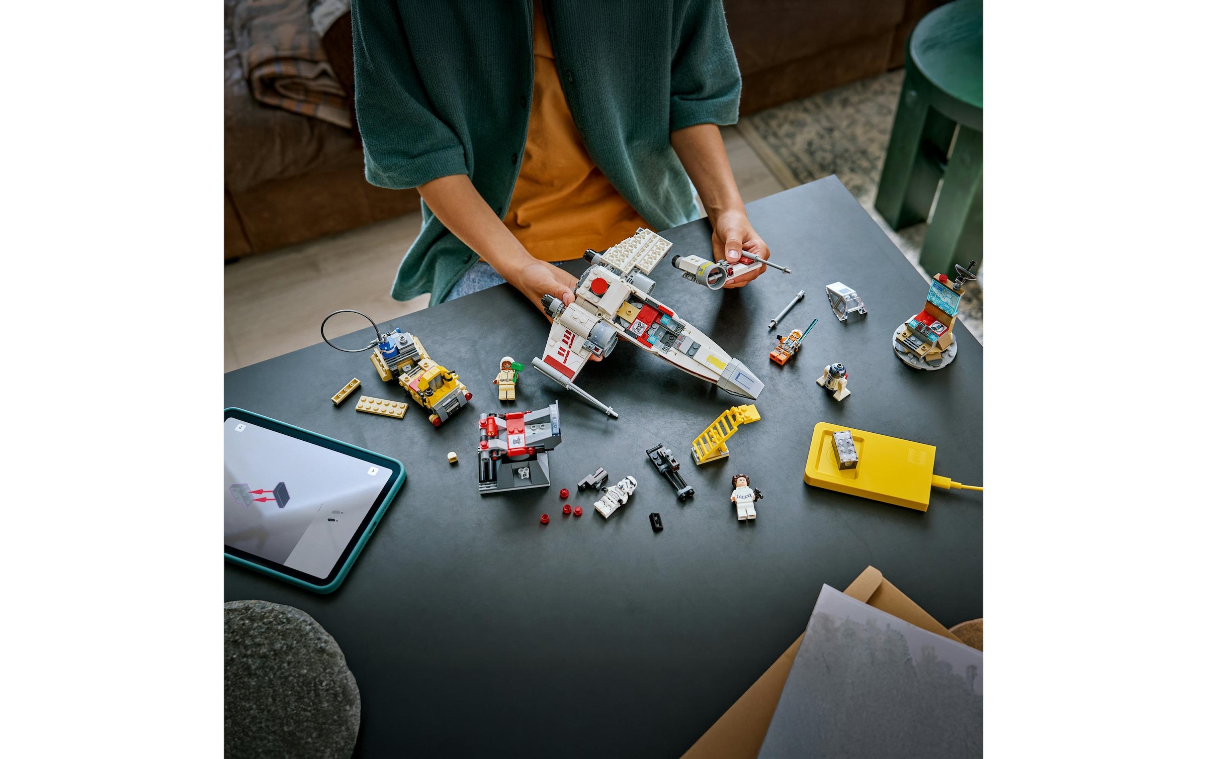 LEGO® Pions de construction »SMART Play: Lukes Rot Fünf X-Wing (75423), LEGO Star Wars™« inklusive SMART Brick; mit Licht- und Soundeffekten