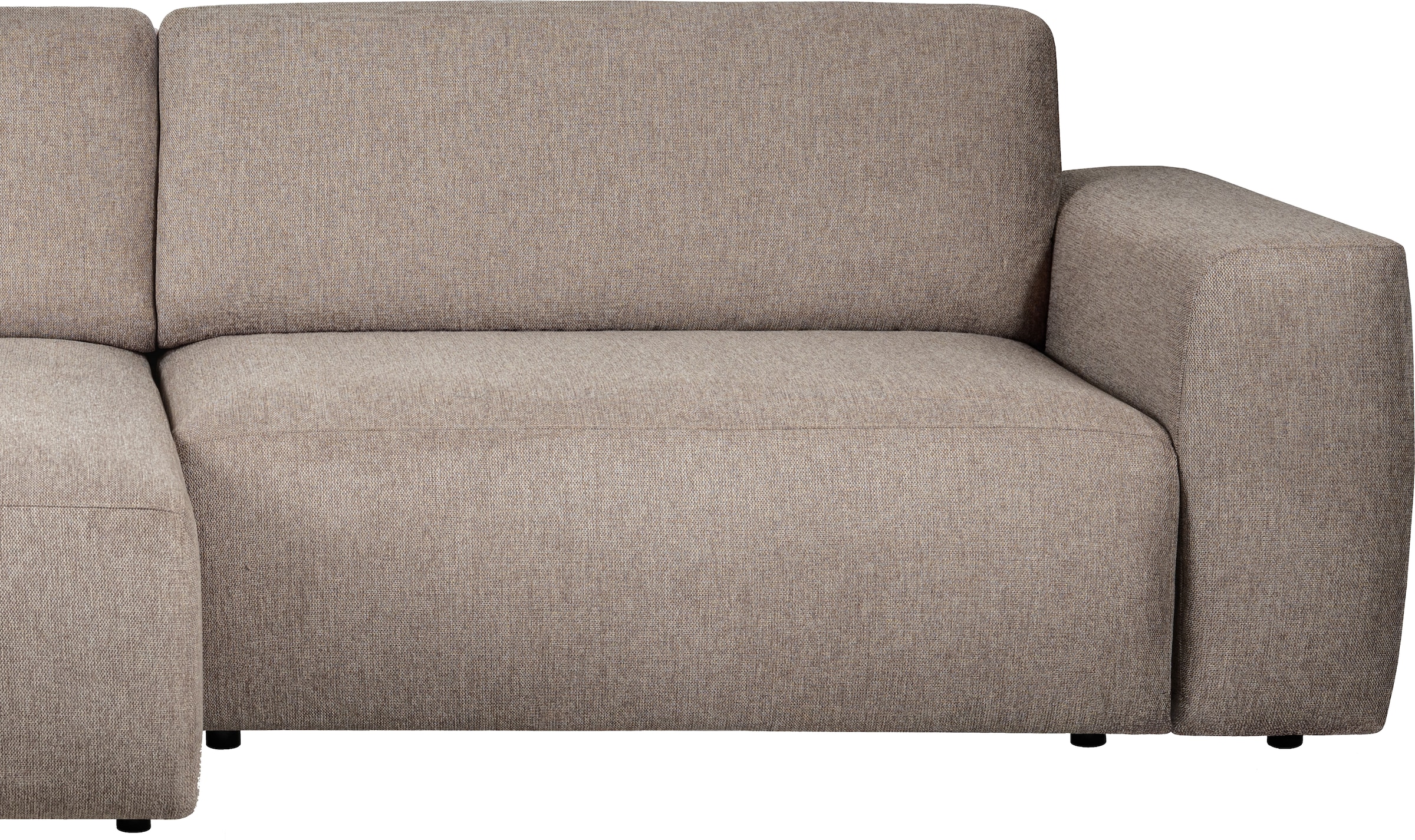 Home affaire Schlafsofa »Noord Schlafecksofa, Breite 250 cm« Cord, Struktur, Webstoff, mit Wellenunterfederung, Massivholzrahmen