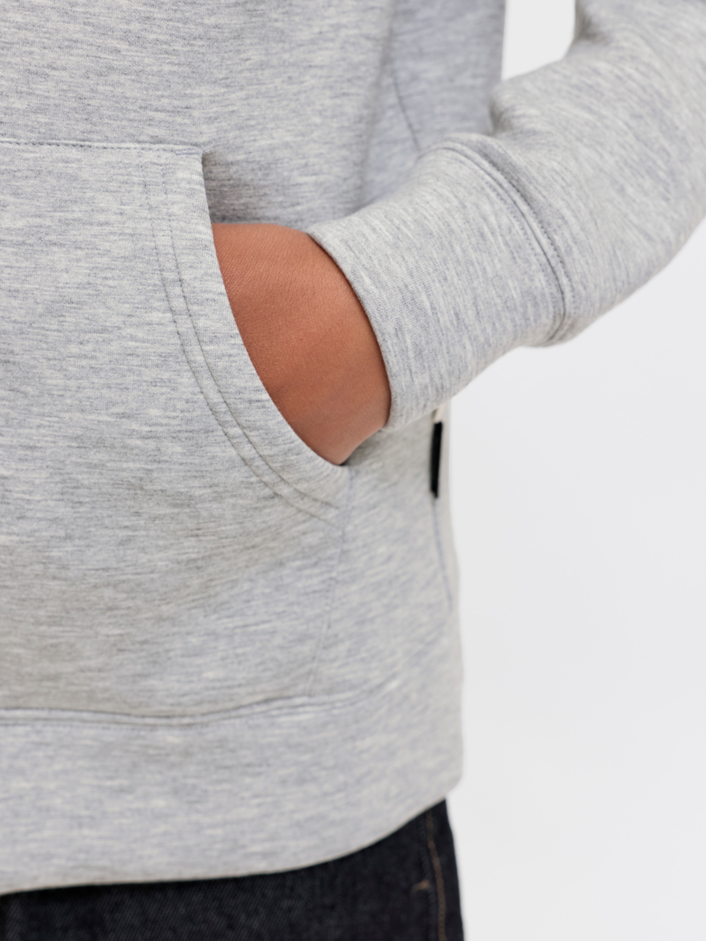 Jack & Jones Junior Kapuzensweatjacke »JCOLEGACY SWEAT SCUBA ZIP HOOD SN JNR« Materialmix, locker geschnitten