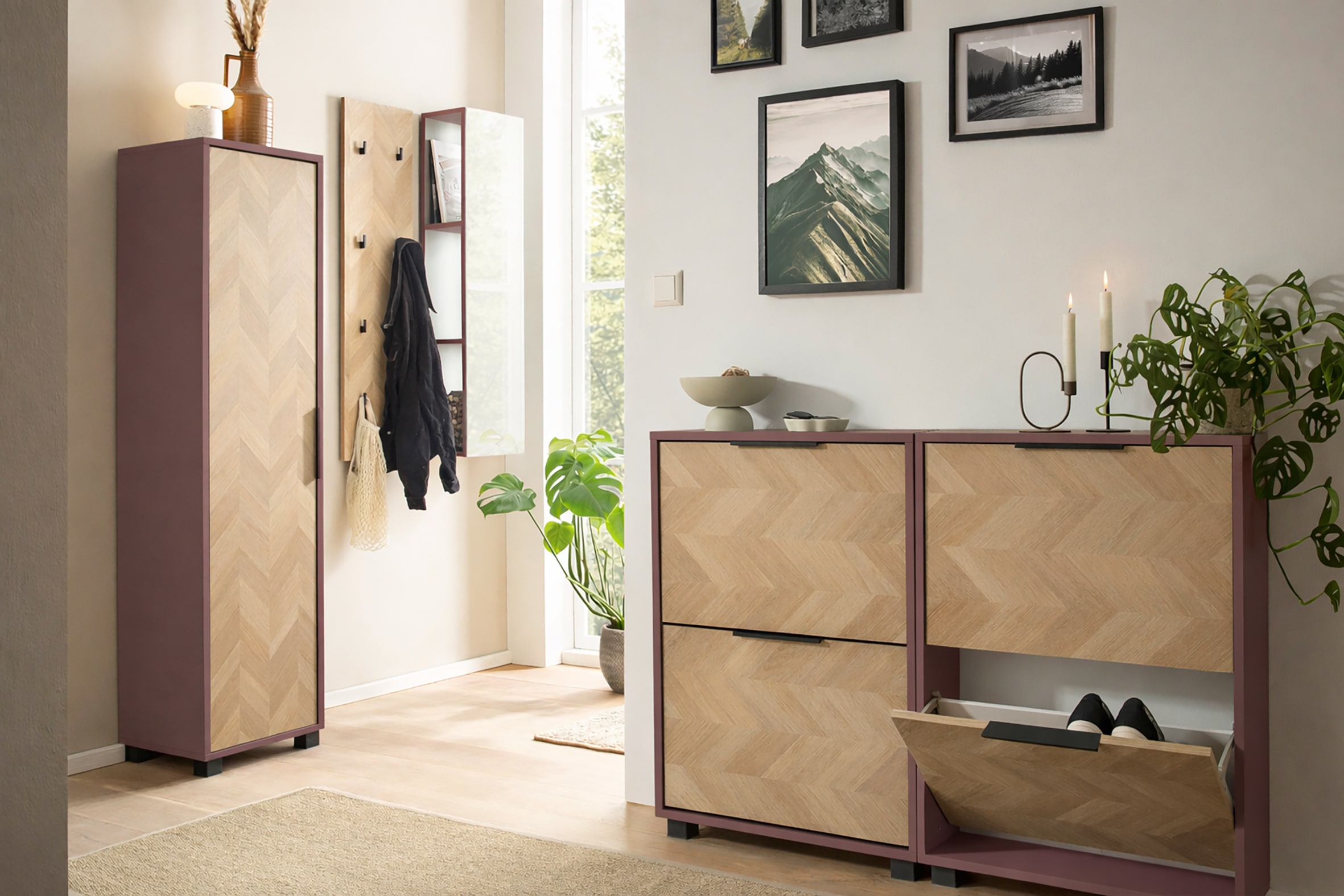 Schildmeyer Panneau de vestiaire »Piazza, Breite 30 cm« 1 cuis tlg. Made in Germany