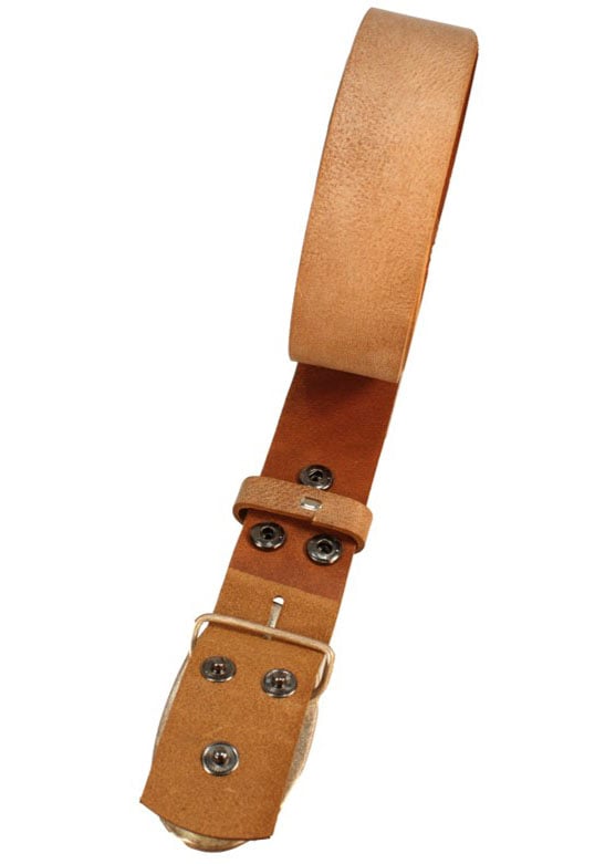 Rettungsring Gürtel Ceinture en cuir mit austauschbarer Schliesse »Herz Oval Rosa«