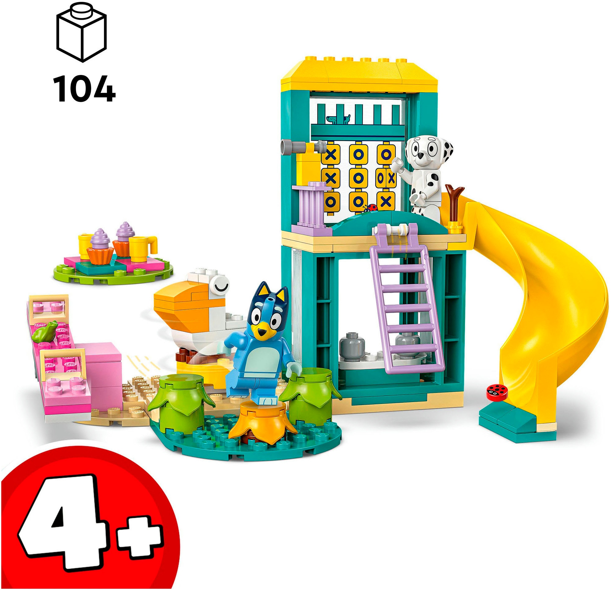 LEGO® Konstruktionsspielsteine »Bluey und Chloe auf dem Spielplatz (11201), LEGO Bluey« Made in Europe