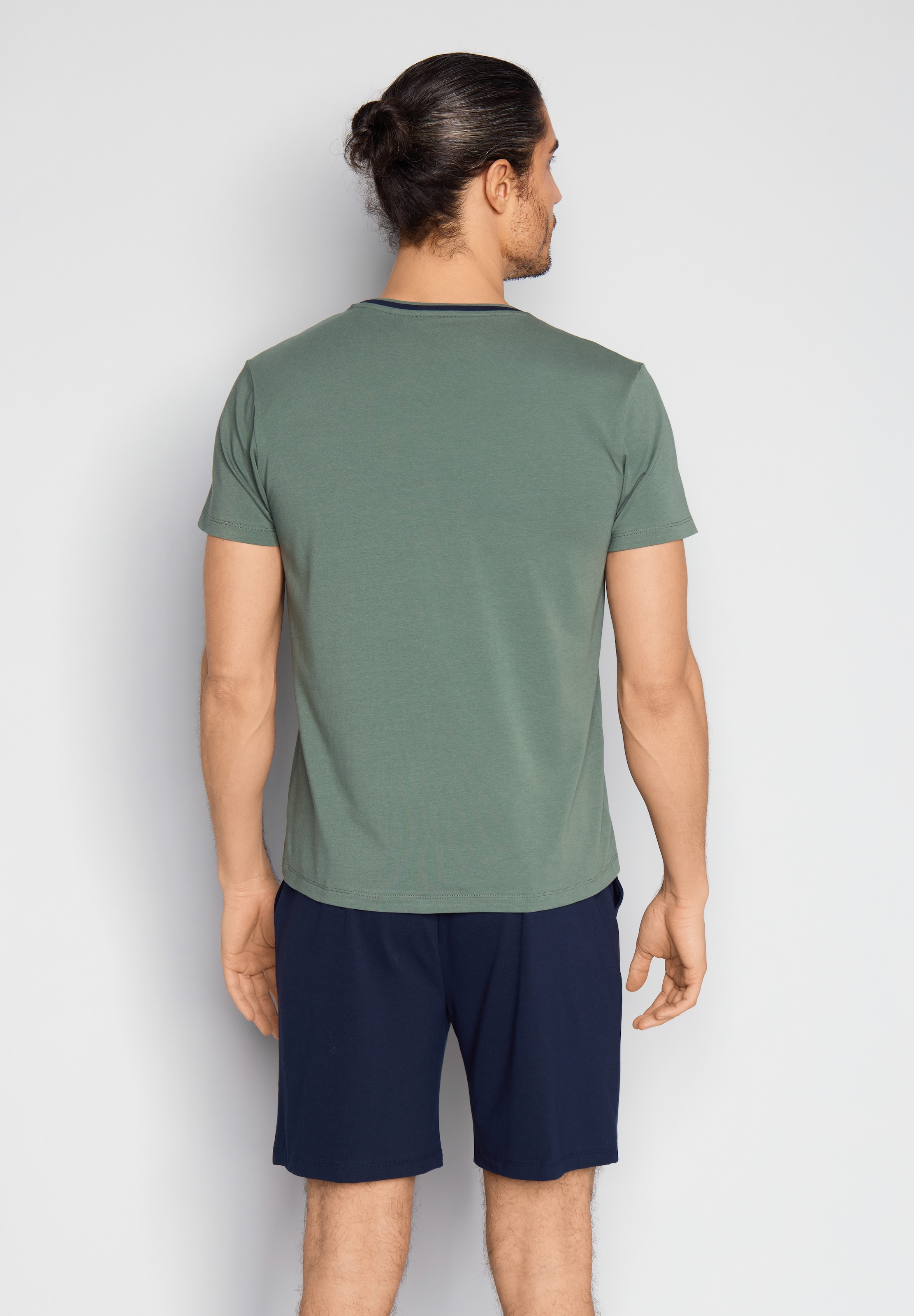 JOOP! Shorty »Core« 2 pièces mit kurzem Arm und Rundhalsausschnitt, Baumwoll-Mix