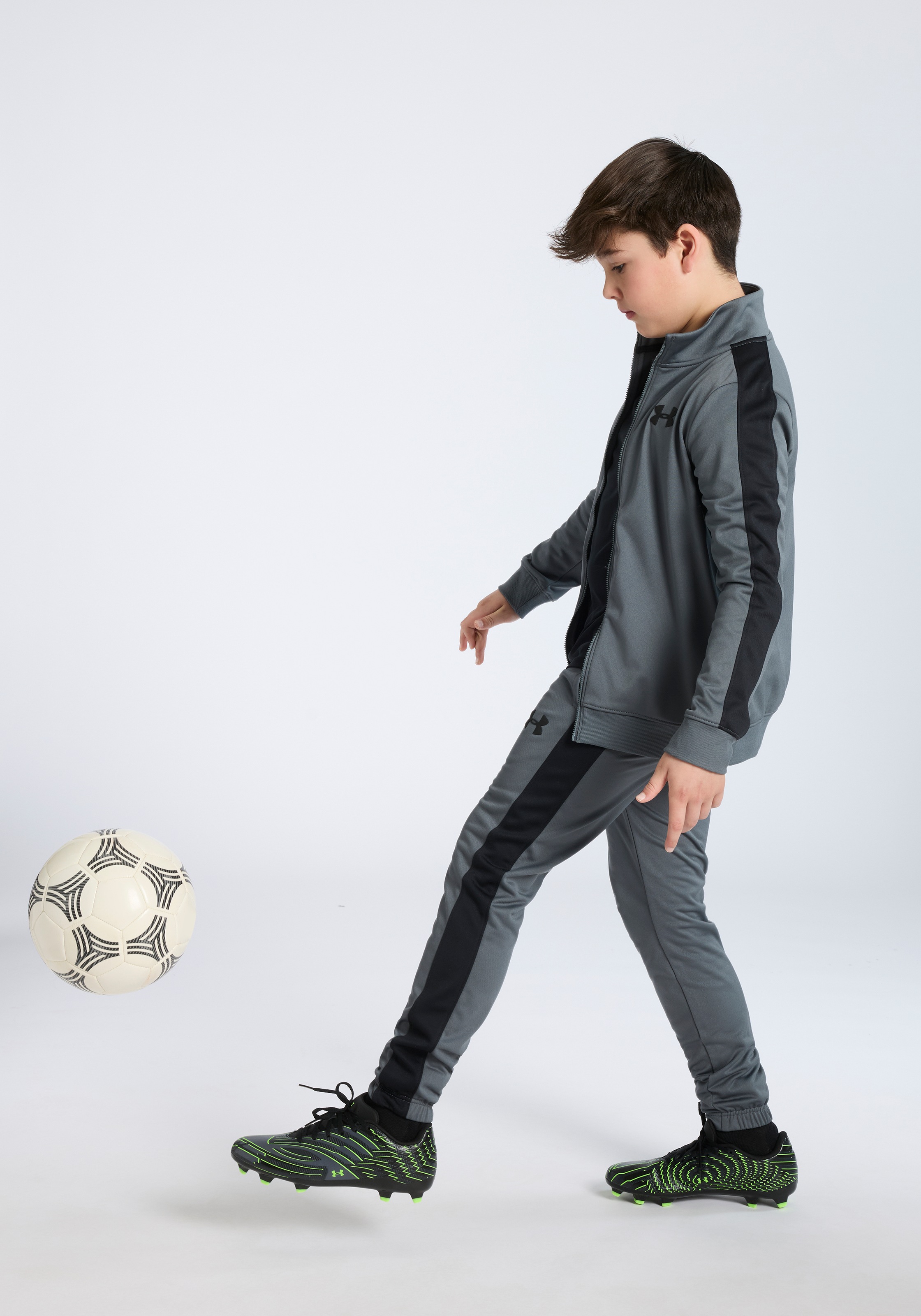 Under Armour® Trainingsanzug »UA RIVAL KNIT TRACK SUIT« Für Kinder - Material innen weich angeraut