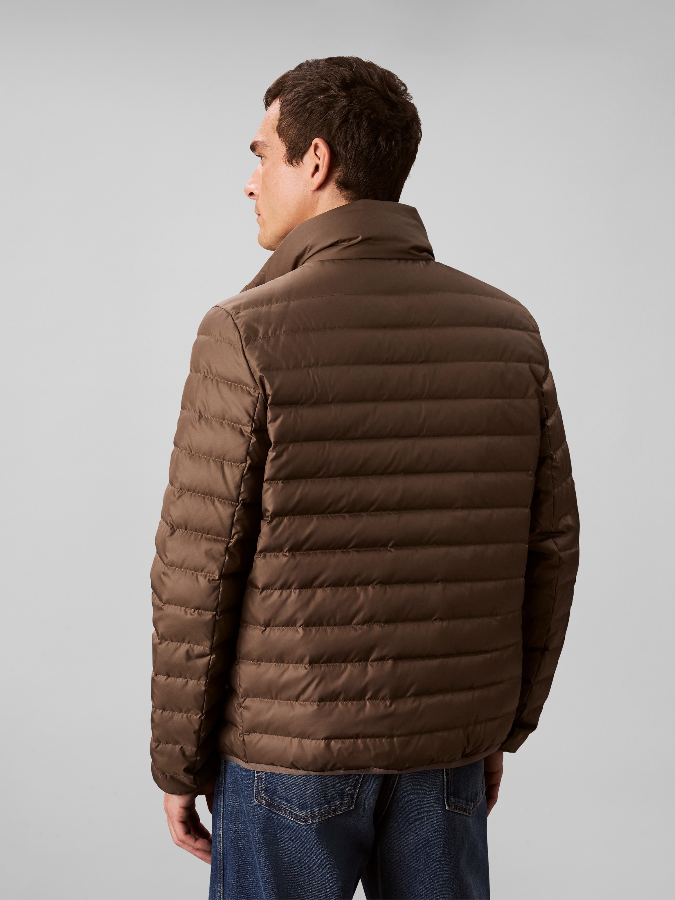 Calvin Klein Veste matelassée »LS LT WT NYLN CHNNLD« ohne Kapuze Mit Rundhalsausschnitt