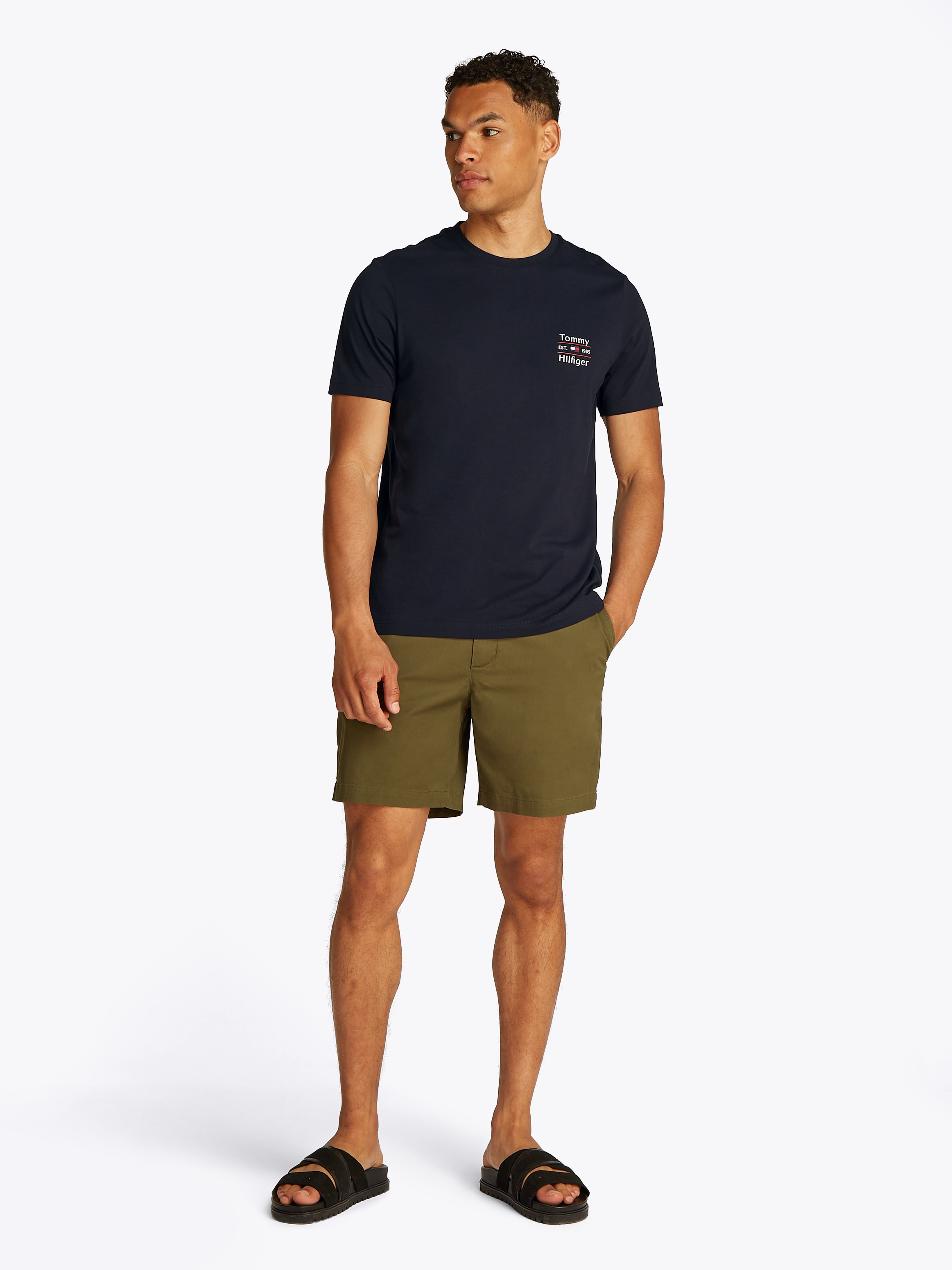 Tommy Hilfiger Rundhalsshirt »HILFIGER STACK TEE«